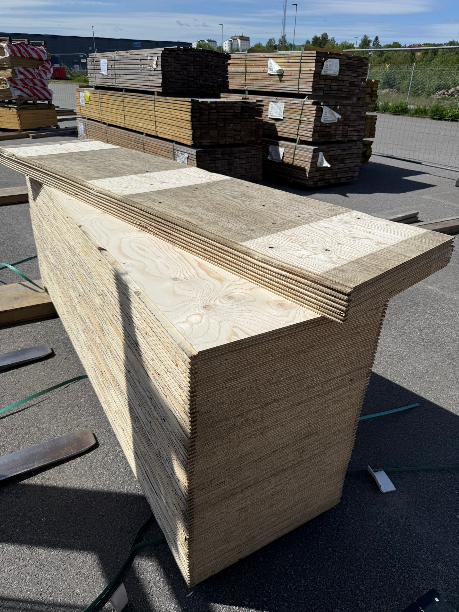 Parti WISA Wall Ergo Plywoodskivor 12mm (598x2400mm)