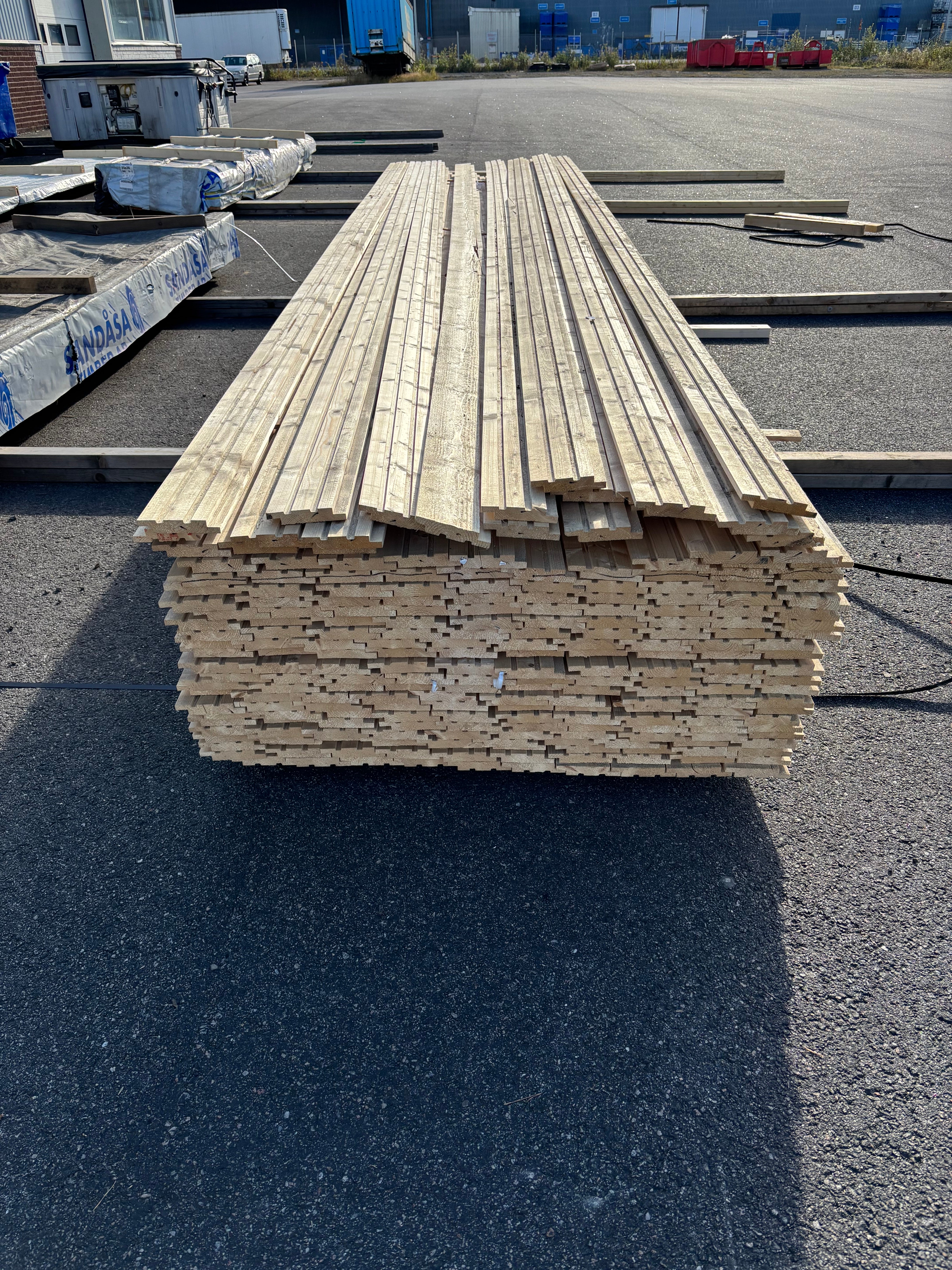 Paket Uppsala­panel 21x115mm – 224 st 5,40 m (gran, obehandlad)