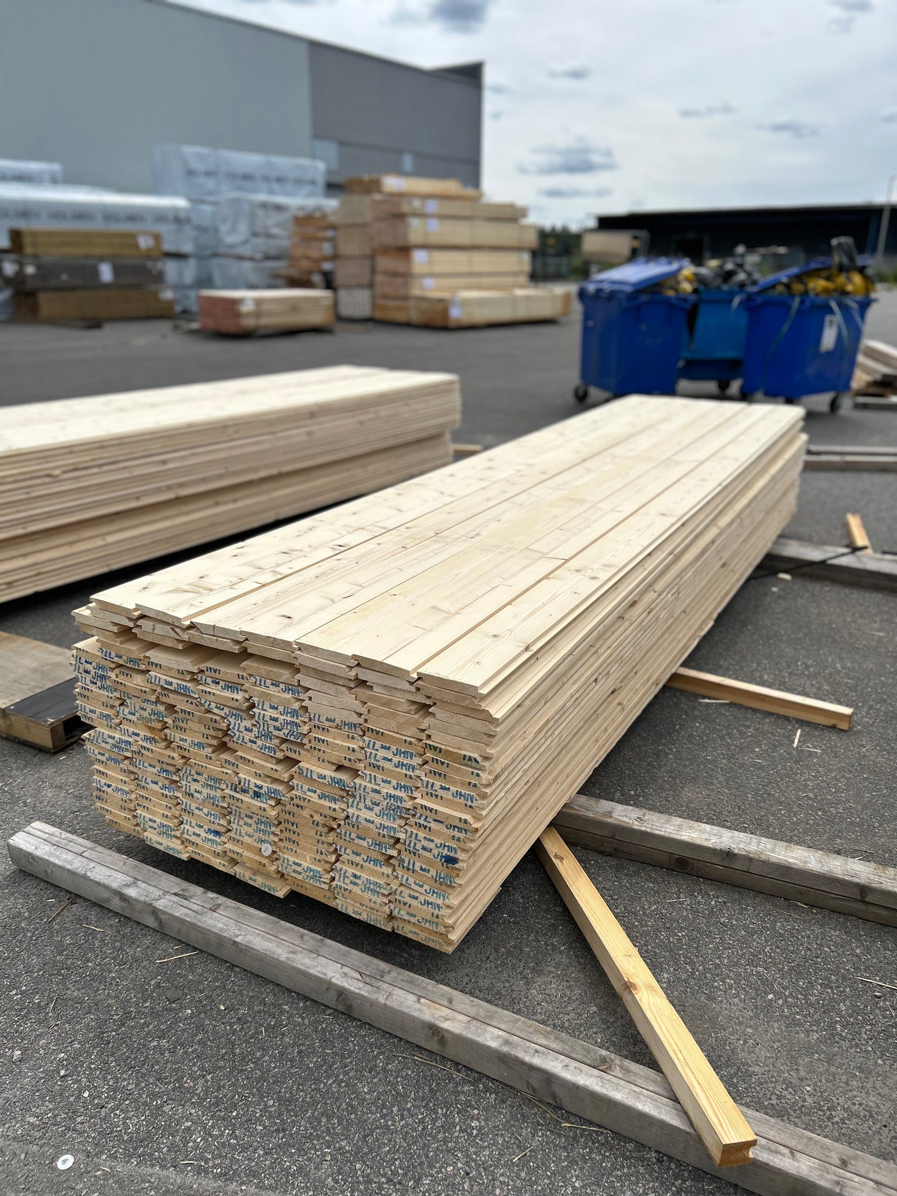 Paket Dubbelfas Halvspont 22x145mm 3.90m 175st Obehandlad