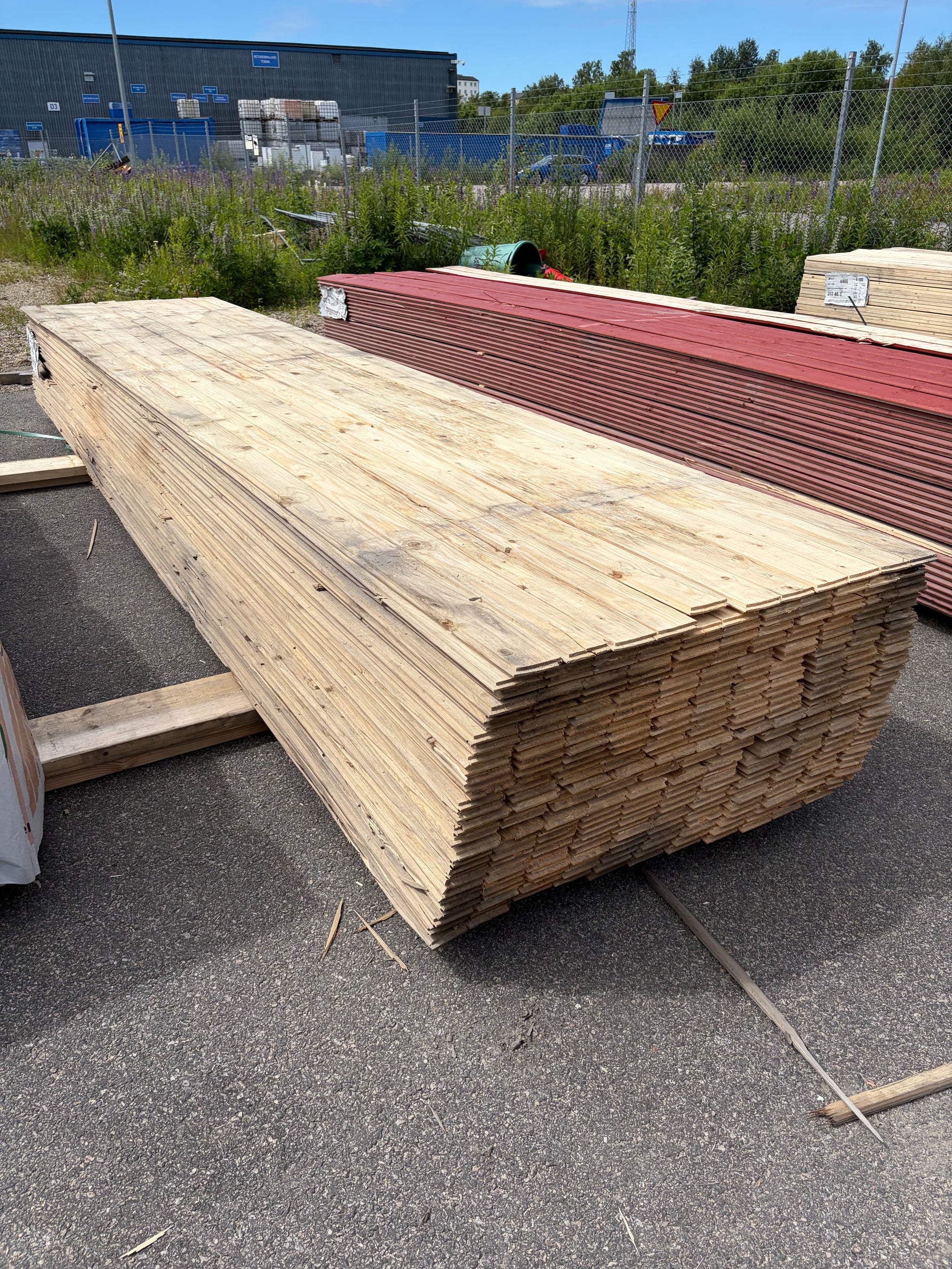 Paket Råspont Ändspontad 17x95mm, 330st 4.80m- Mögel/Fuktskadat