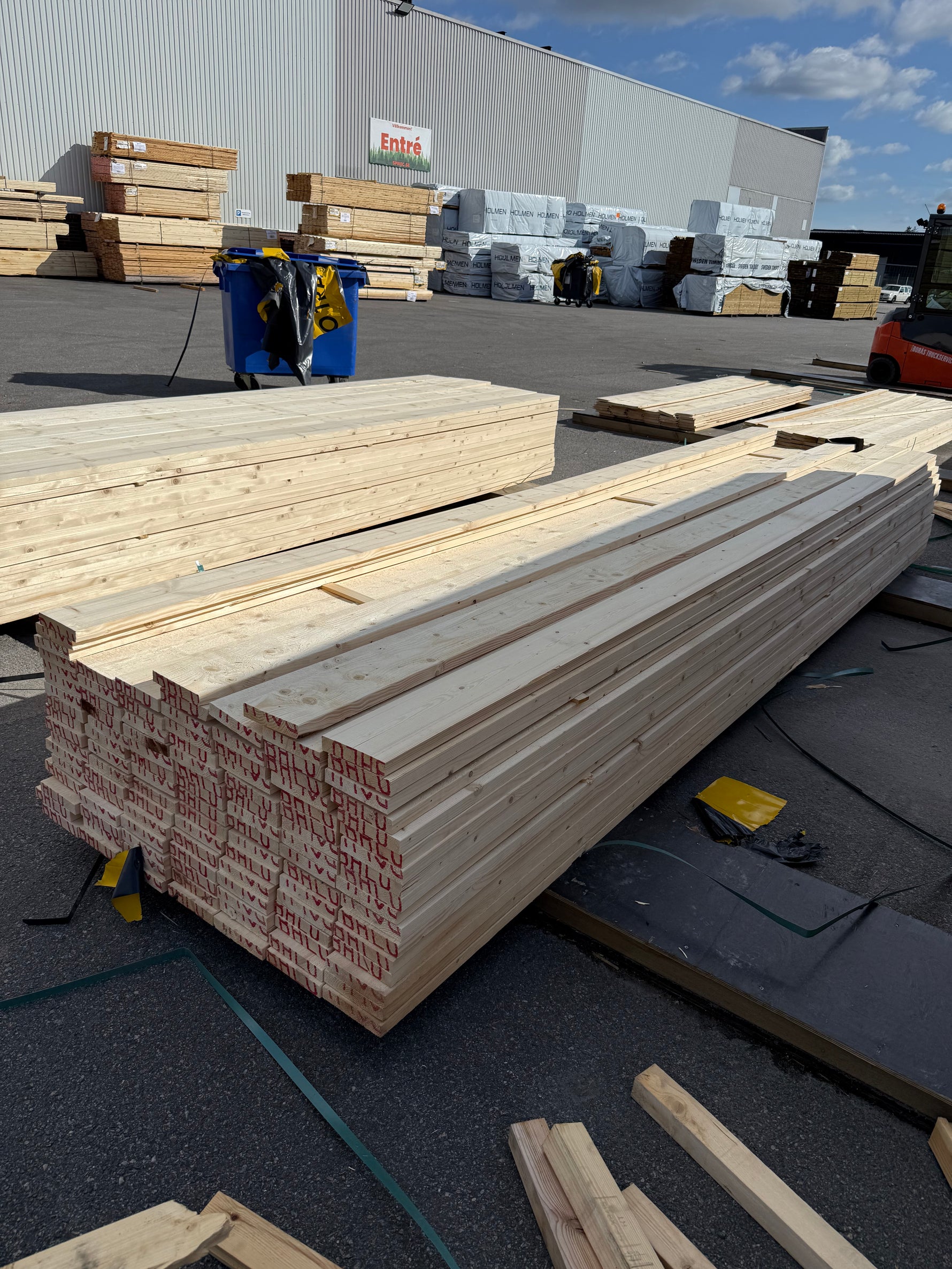 Paket Finsågade Brädor 28x145mm, 110st 4,20m