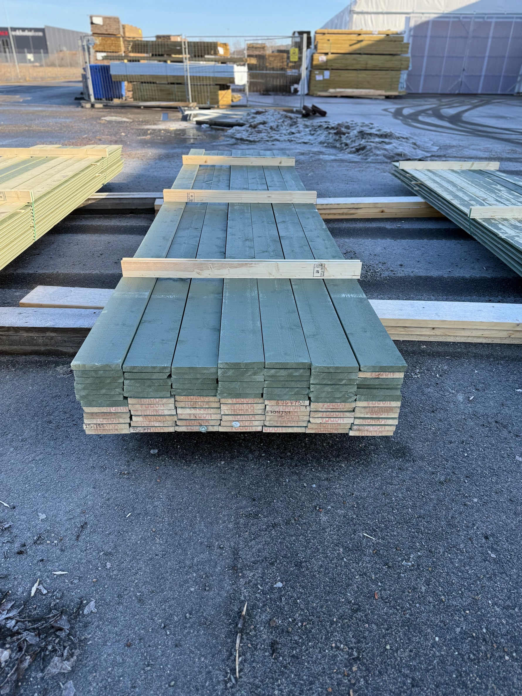 Paket Finsågade Brädor 21x145mm- 4.50m 82st - Spirec