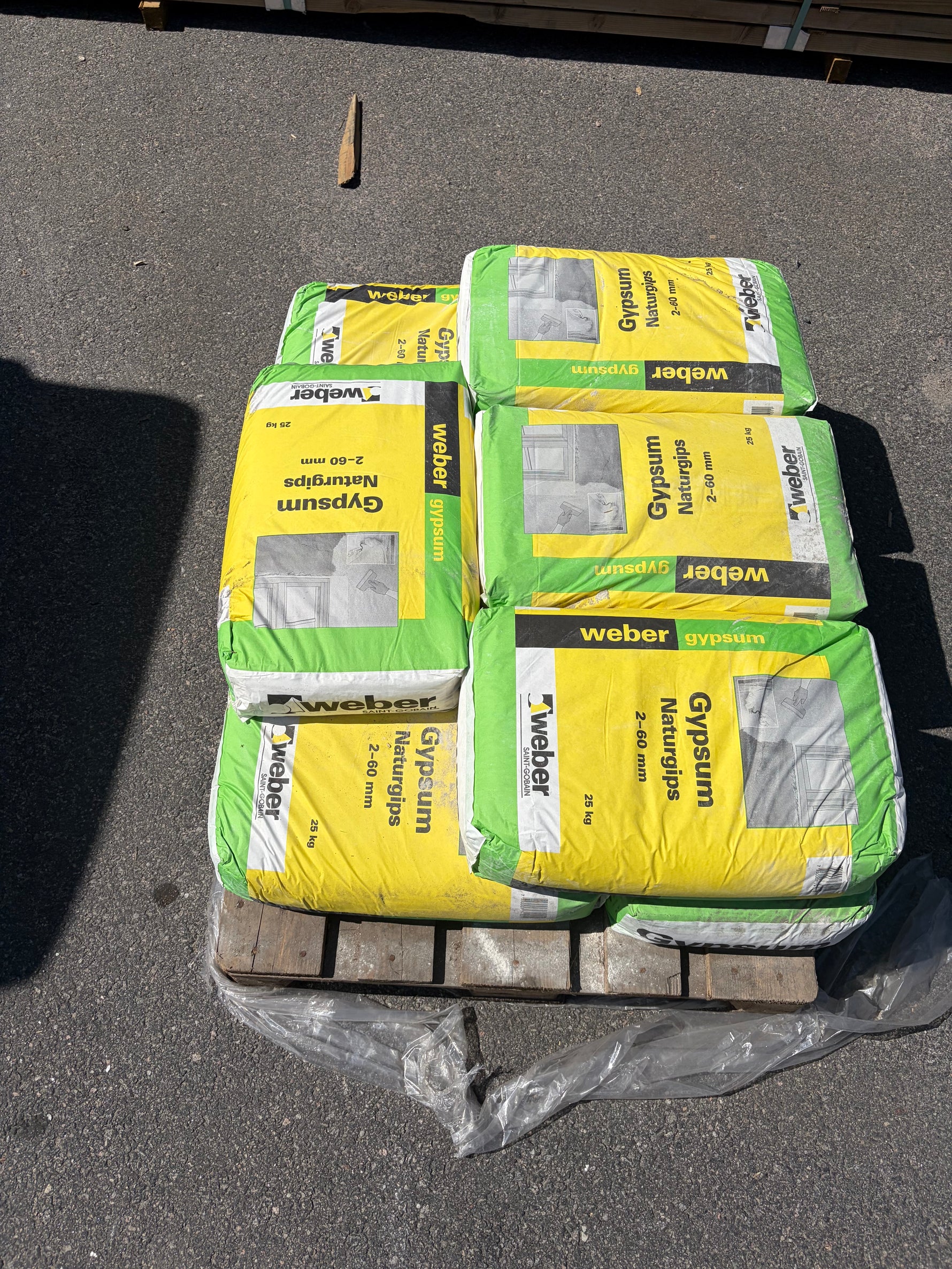 Pall Naturgips, 9 Säckar