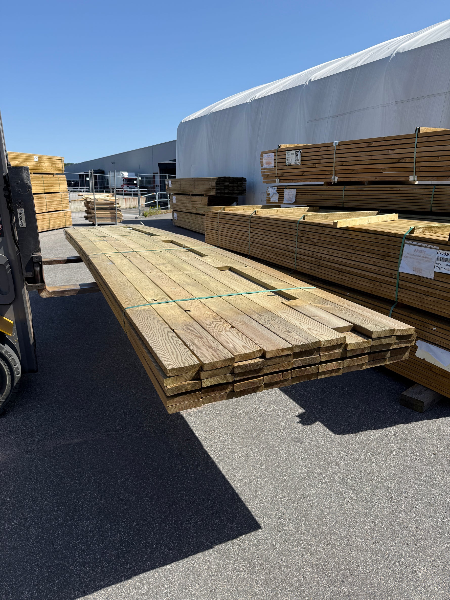 Paket Trall Furu 28x120mm 5,40m 44st Impregnerad B-kvalitet