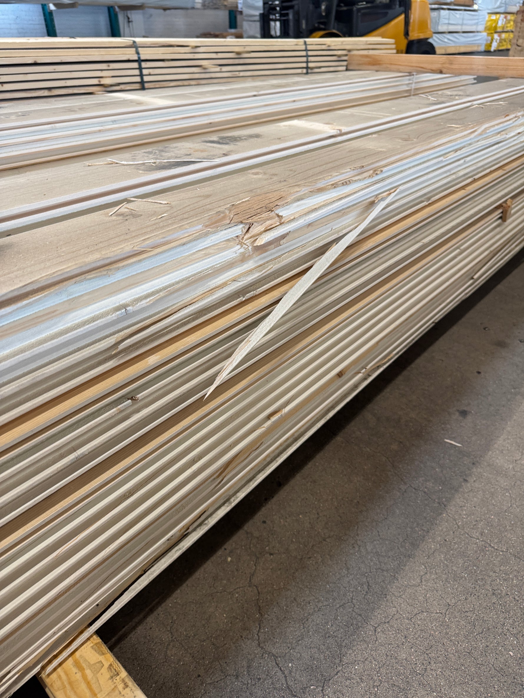 Paket Ytterpanel Dubbelfasspont 22x145mm 3,60m – 120 st Vit