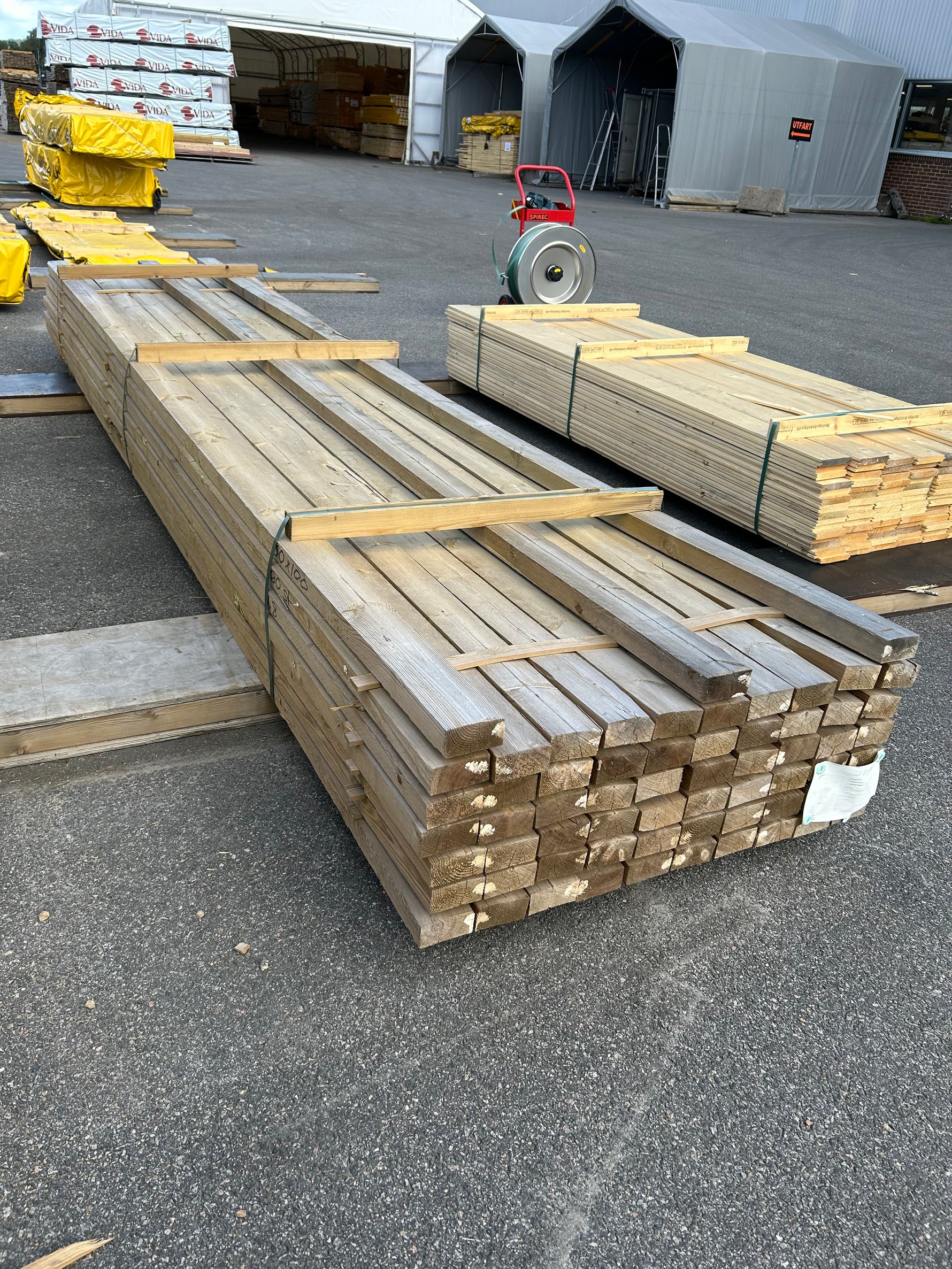 Paket Tryckimpregnerade Reglar 50x100mm 4,80m 63st