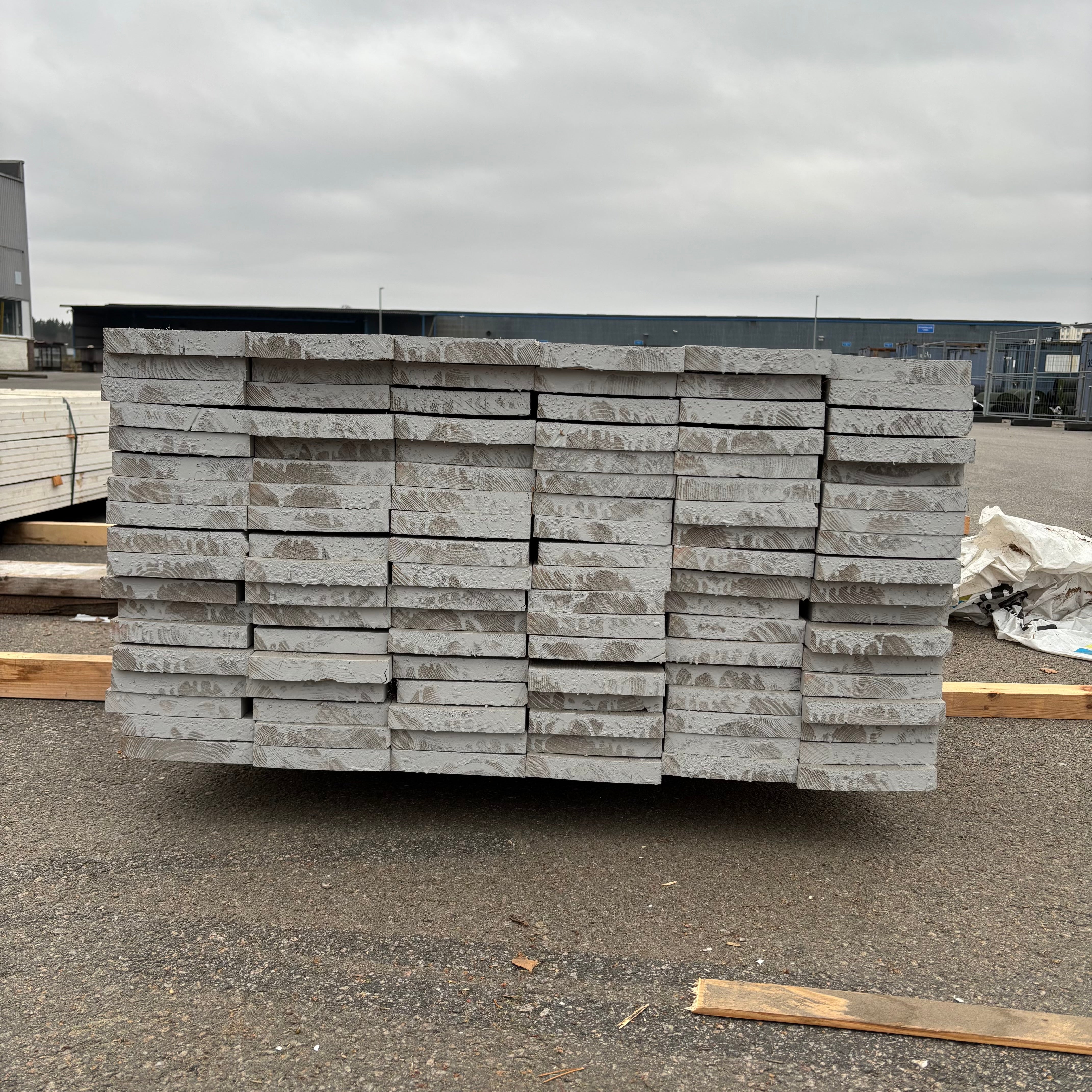 Paket Ytterpanel Finsågad 28x170mm – 108 st (4,80 m, Grå NCS S3000-N)