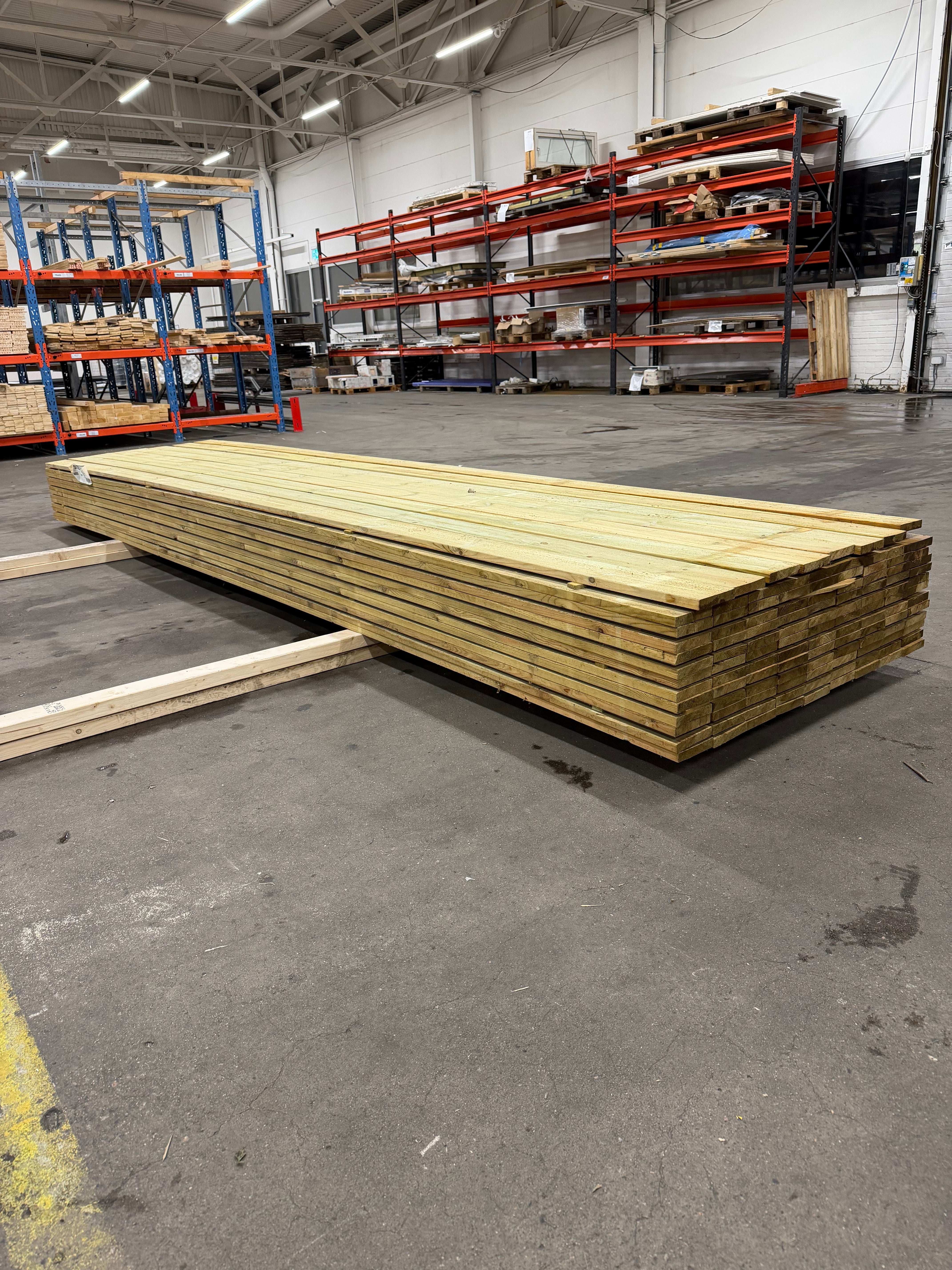 Paket Finsågad Panel 22x120 mm – 116 st 4,8 m, furu Tryckimpregnerad