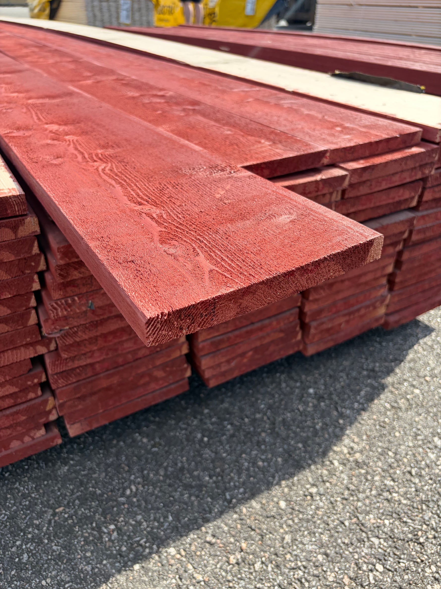 Paket Finsågade Brädor 22x195mm, 77st 5.40m Grundmålad