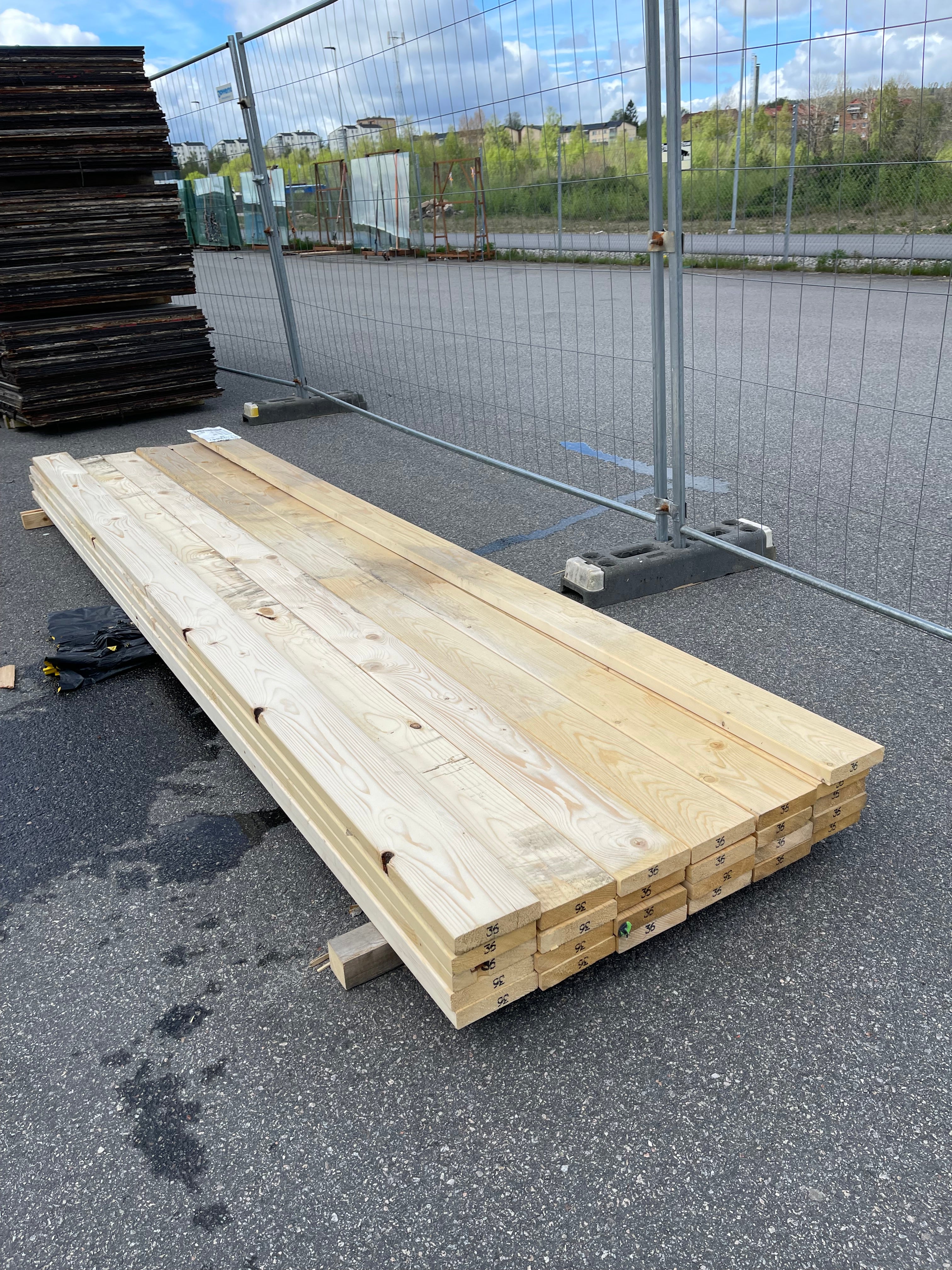 34x145 3.60m 26st gram regel hyvlad