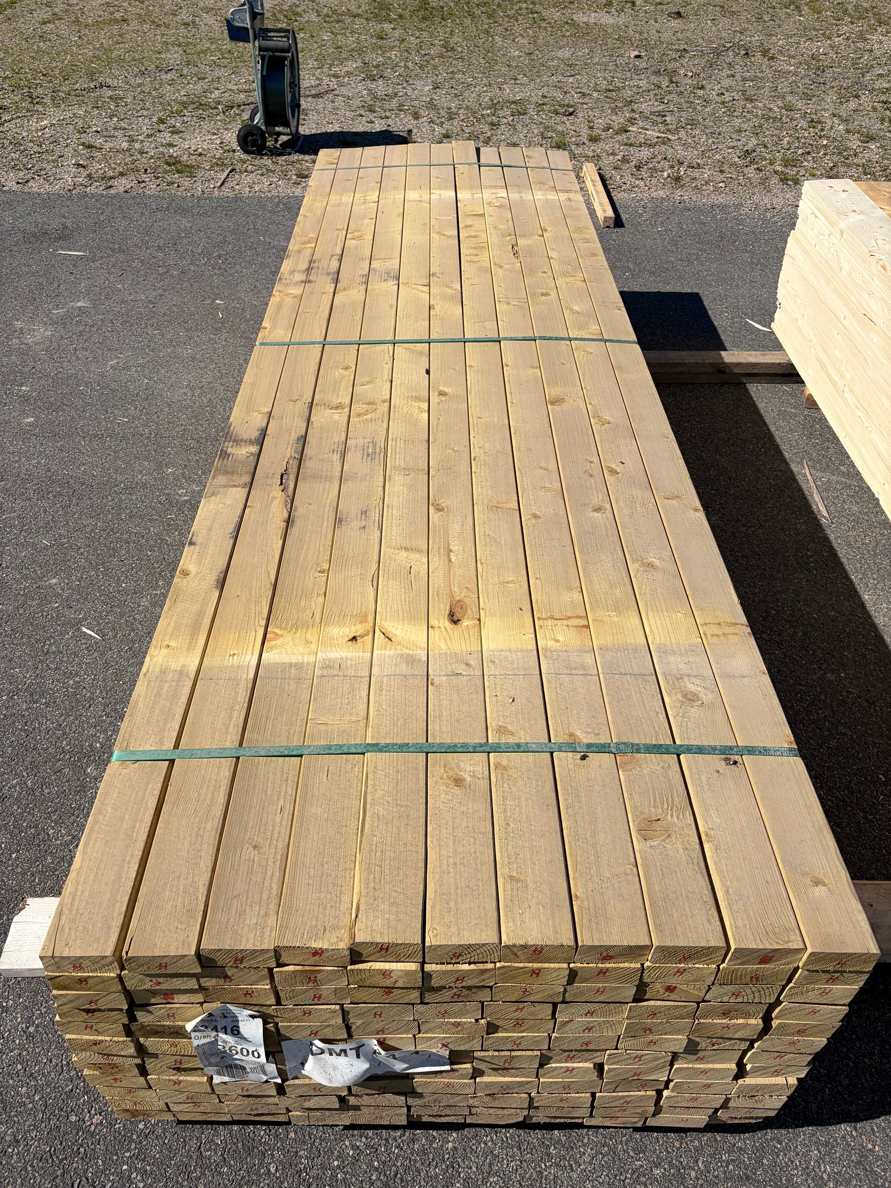 Paket Tryckimpregnerade Reglar 45x95mm 3,60m 132st