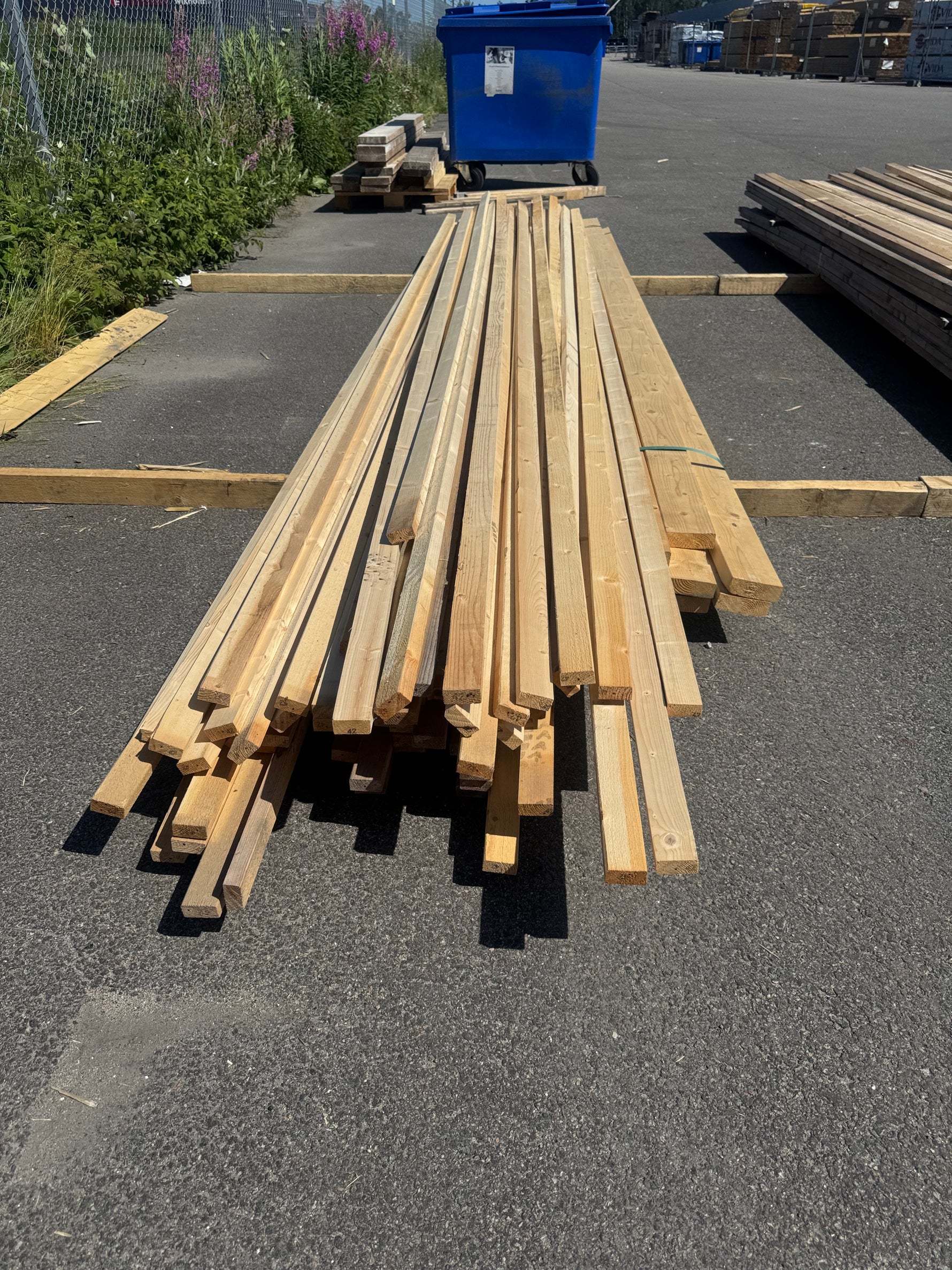 Paket Klädselläkt 22x45 mm + Hyvlat Virke 34x95 mm
