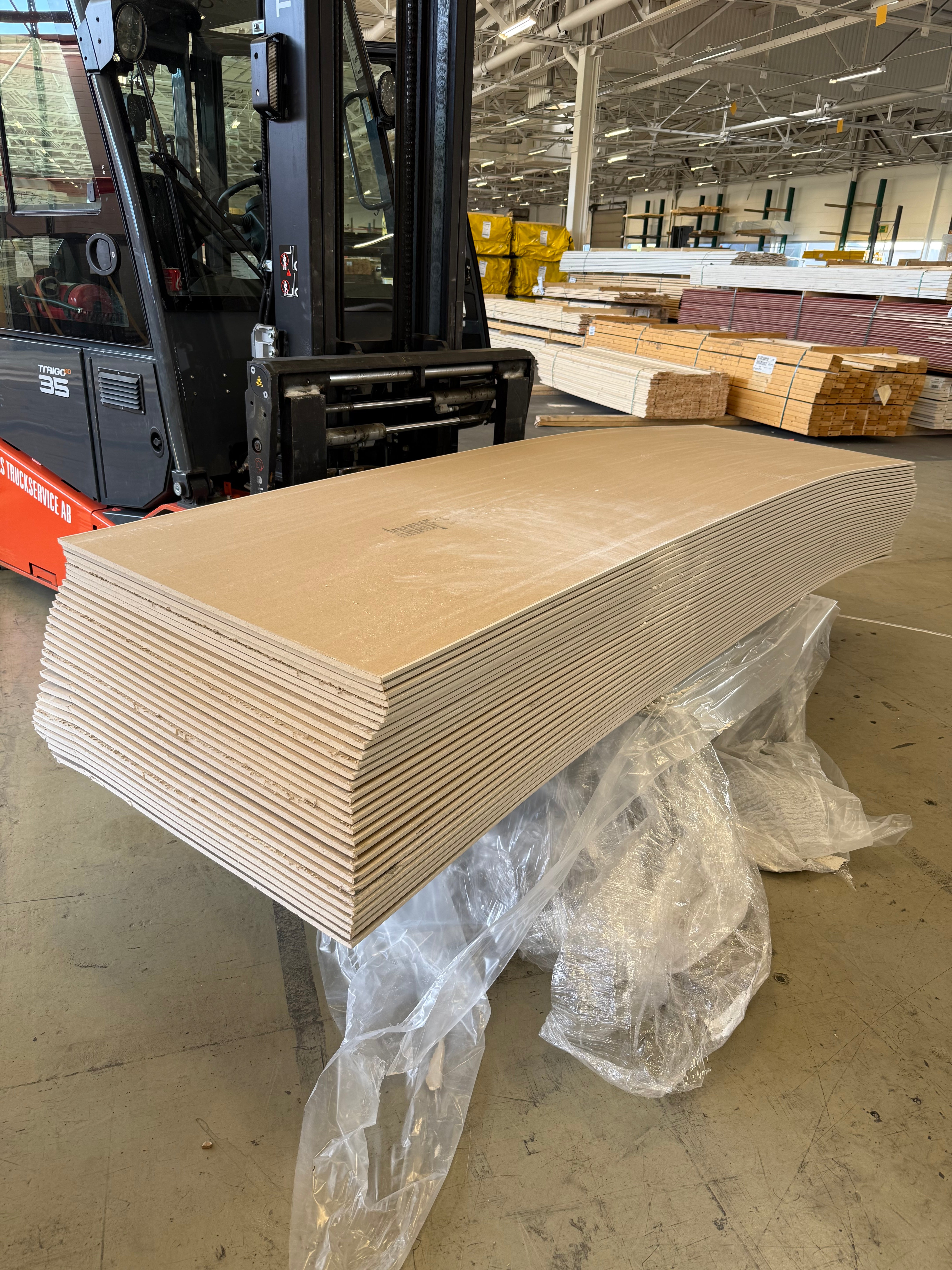 Paket Gips 12x900x3000mm 33st