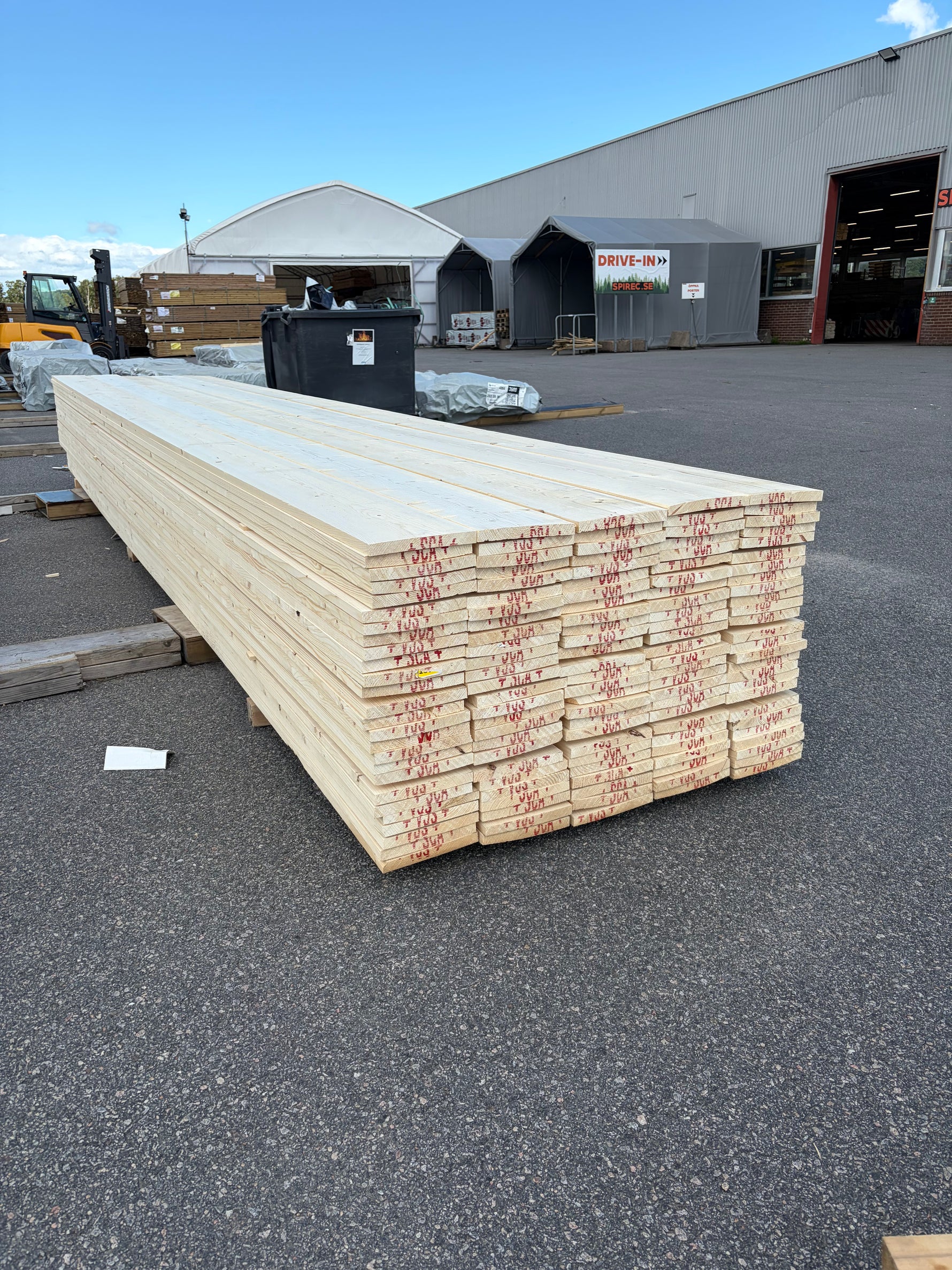Paket Finsågade Brädor 22x195mm, 130st 5,40m (Andra sortering)