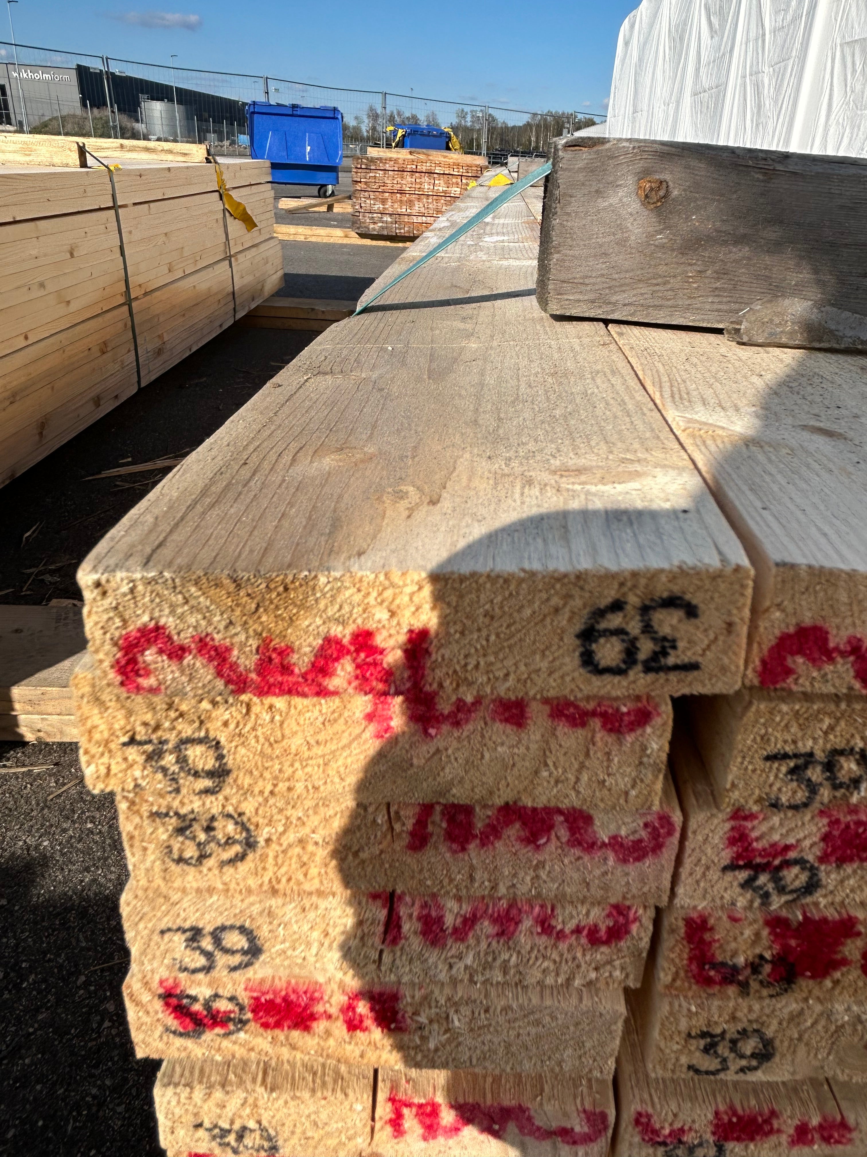 Paket Råplan 22x95mm 3.90m 275st
