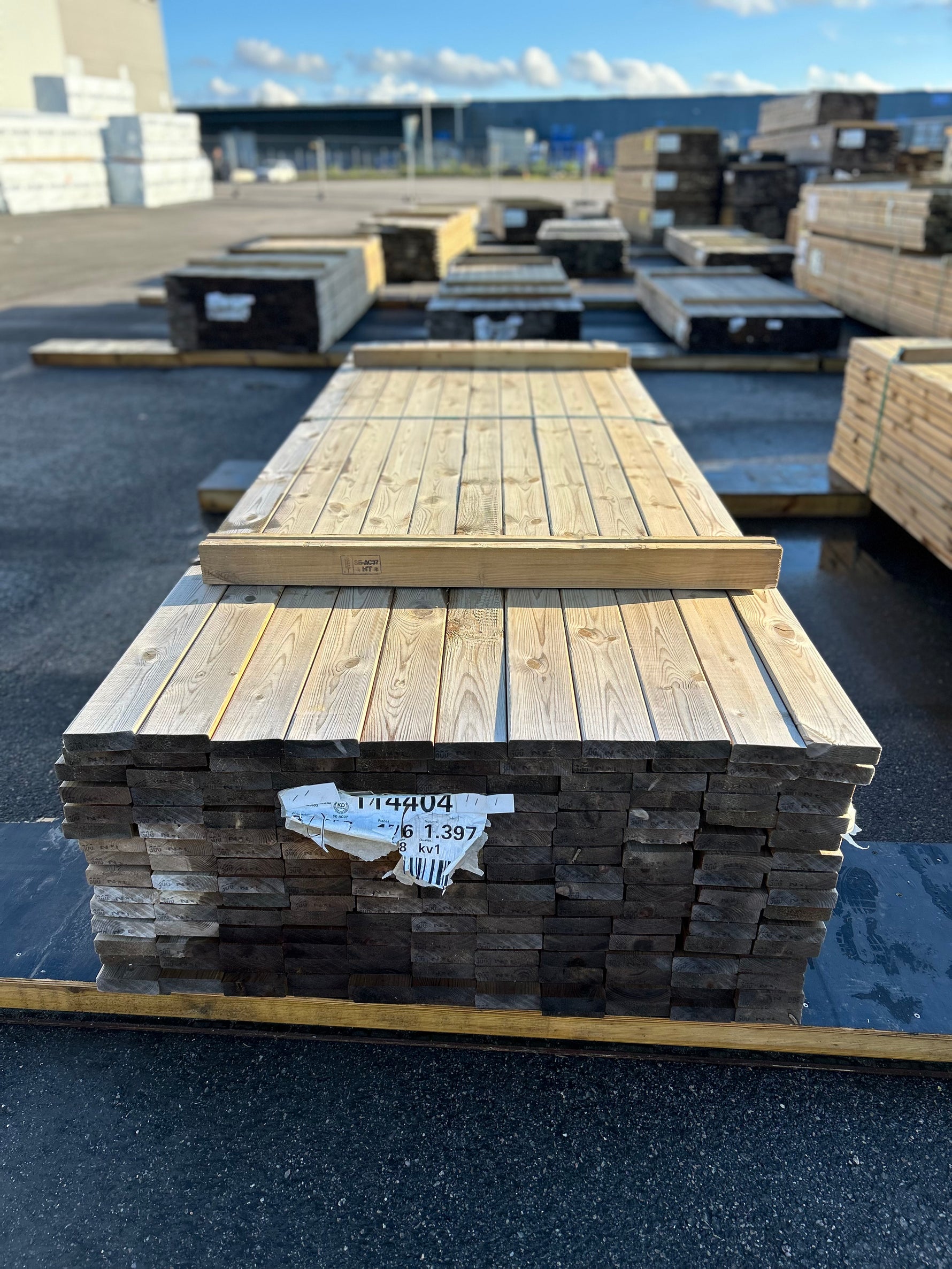 Paket Tryckimpregnerad Trall 28x95mm, 176st 3.0m