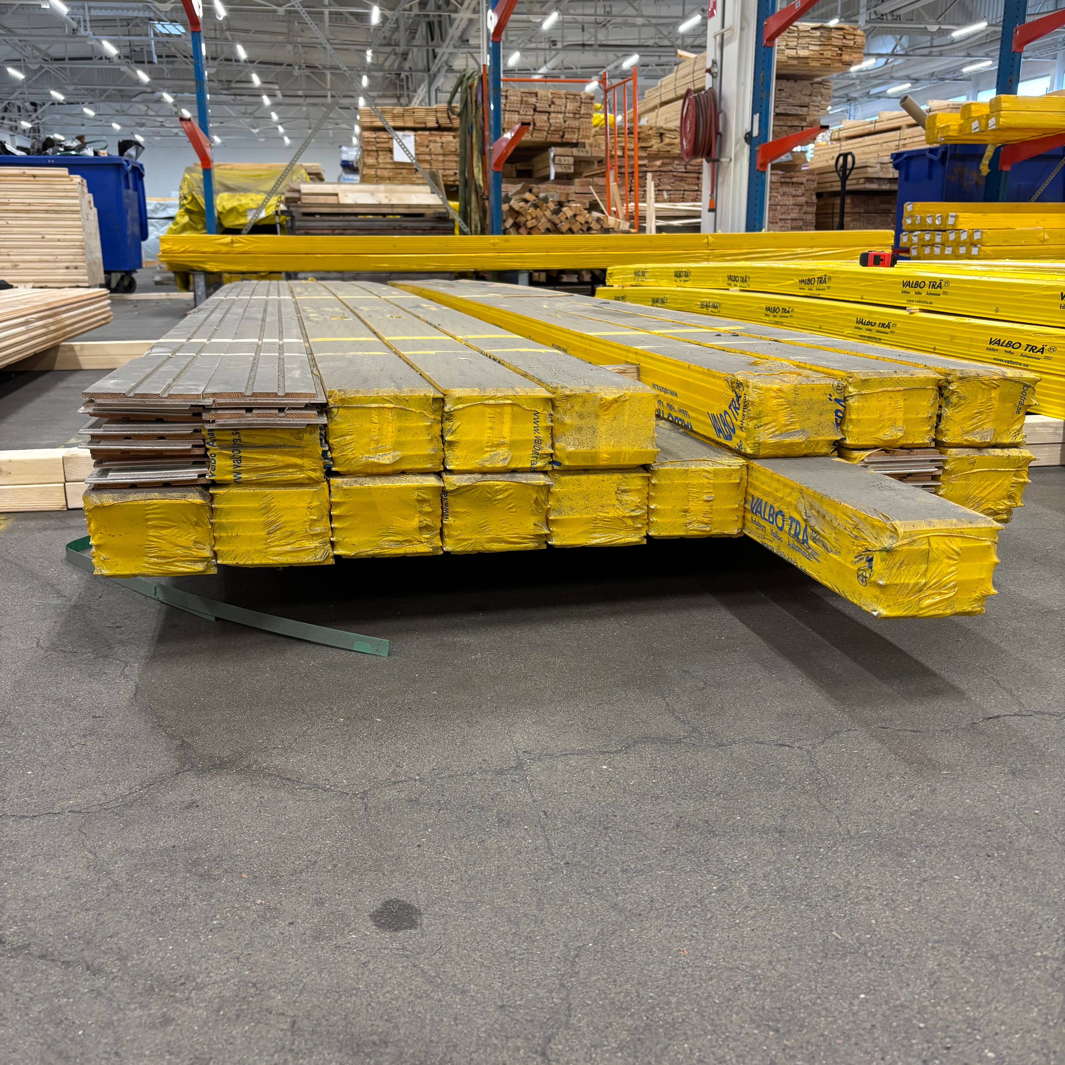 Paket Innerpanel 15x120mm 102st 4.15m – Vitmålad