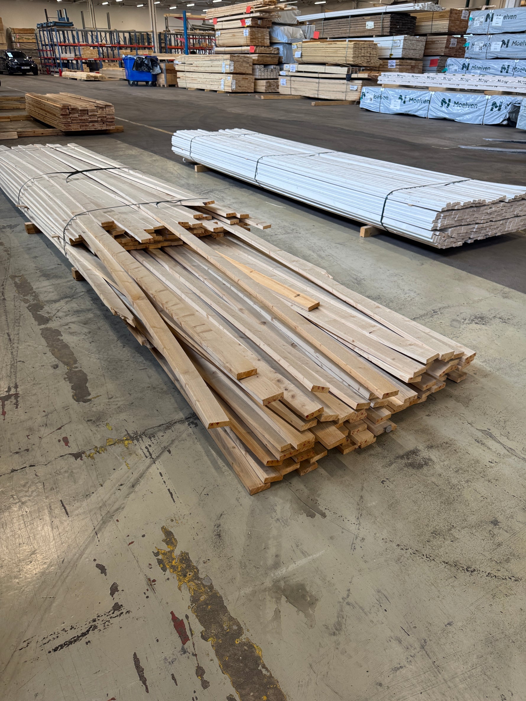 Paket Finsågad Panel 22x70mm – ca 130 st B-sortering