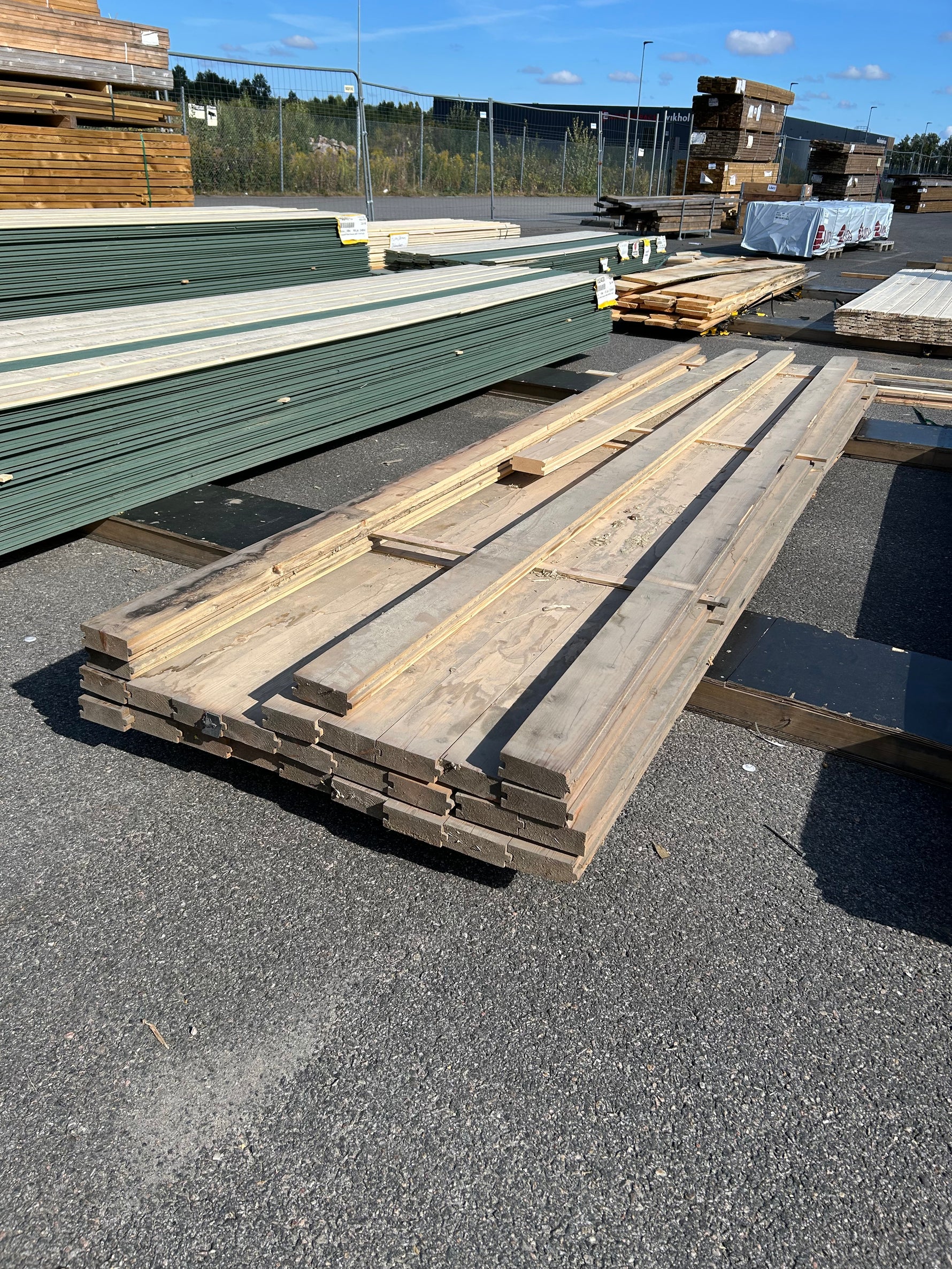 Paket Slätspont 45x120mm 3,90m 28st Väderbitet