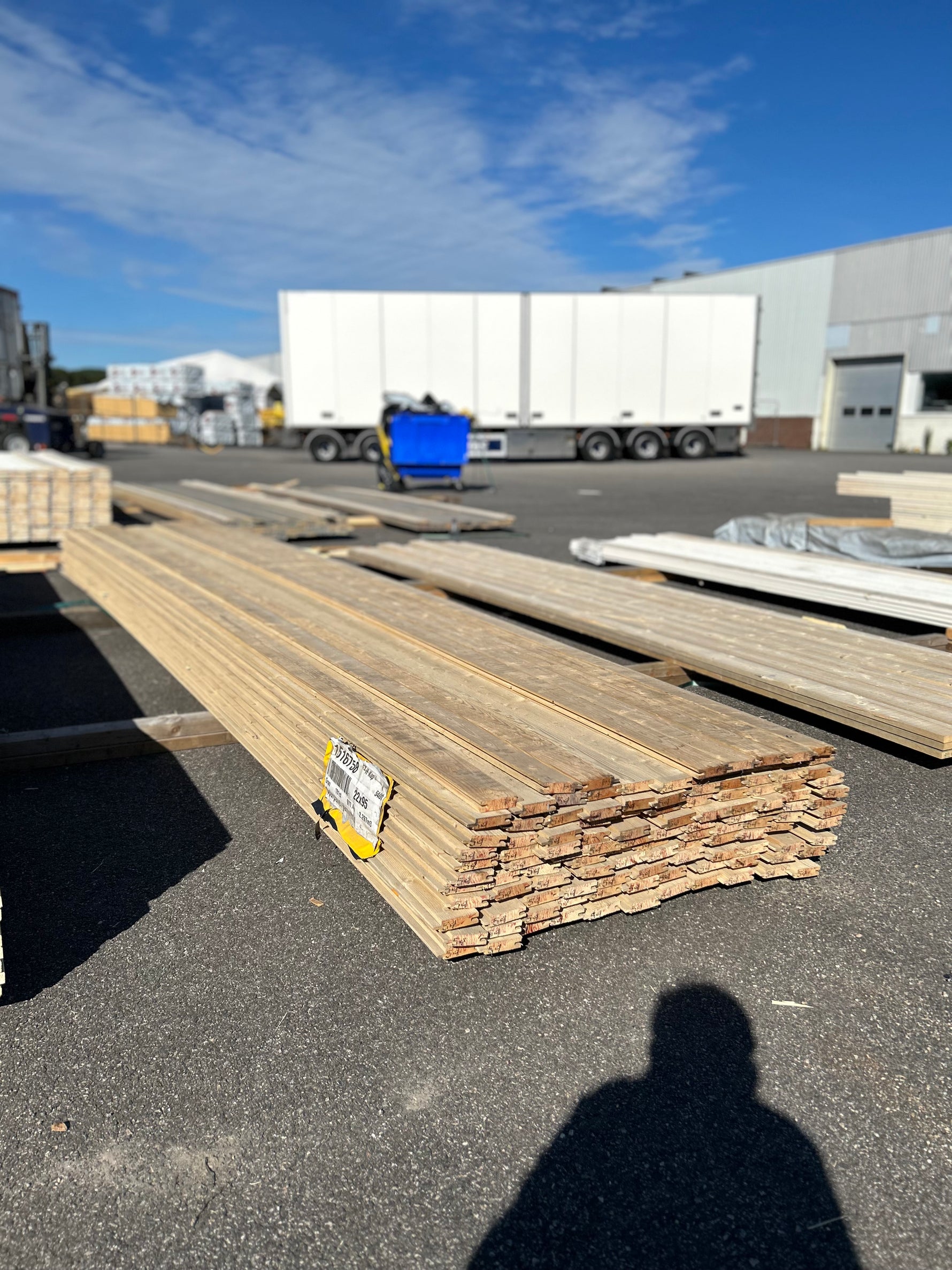 Paket Ytterpanel Spårpanel 22x95mm, 116st 5.40m- Järnvitriol
