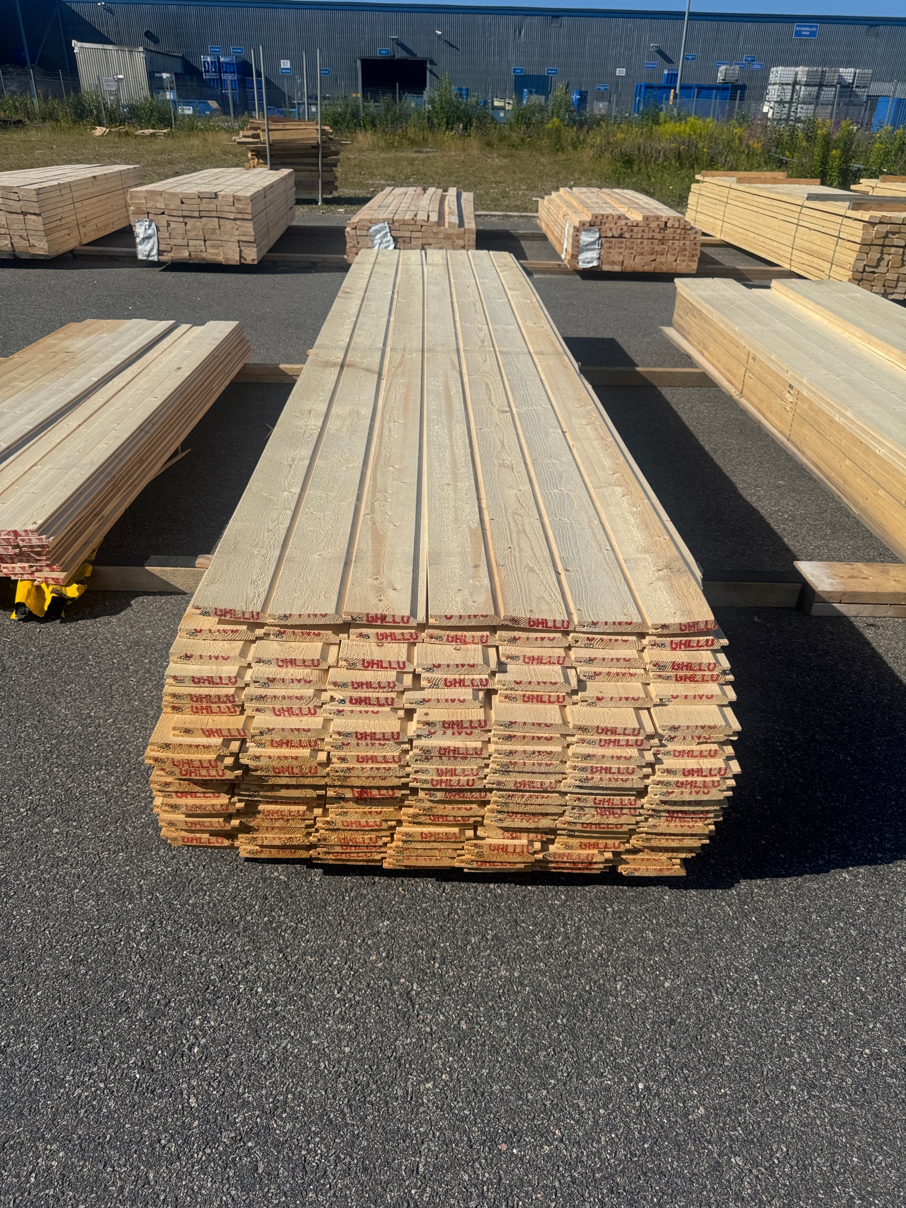 Paket Ytterpanel 22x145mm 4,50m 147st Obehandlad