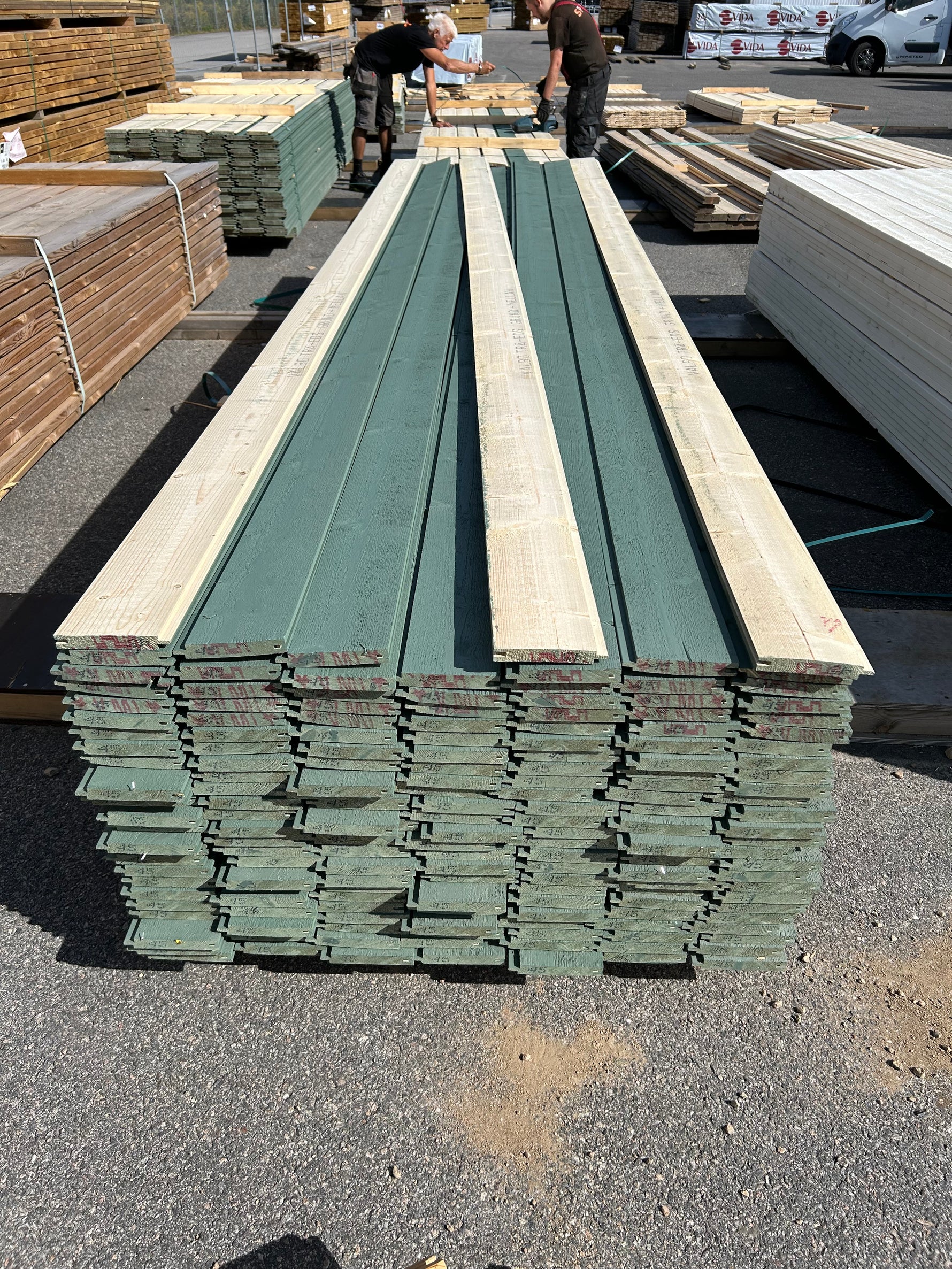 Paket Spontad Spårpanel 22x145mm 4,50m 170st Gran