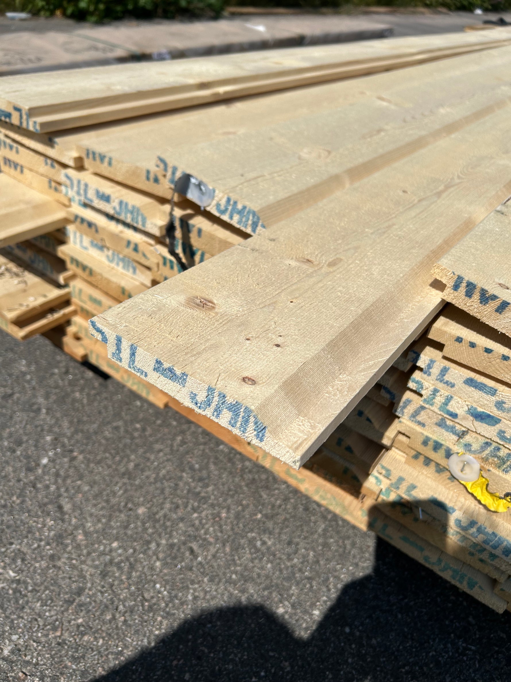 Paket Enkelfas Halvspont 22x145mm 3.30m 80st Obehandlad