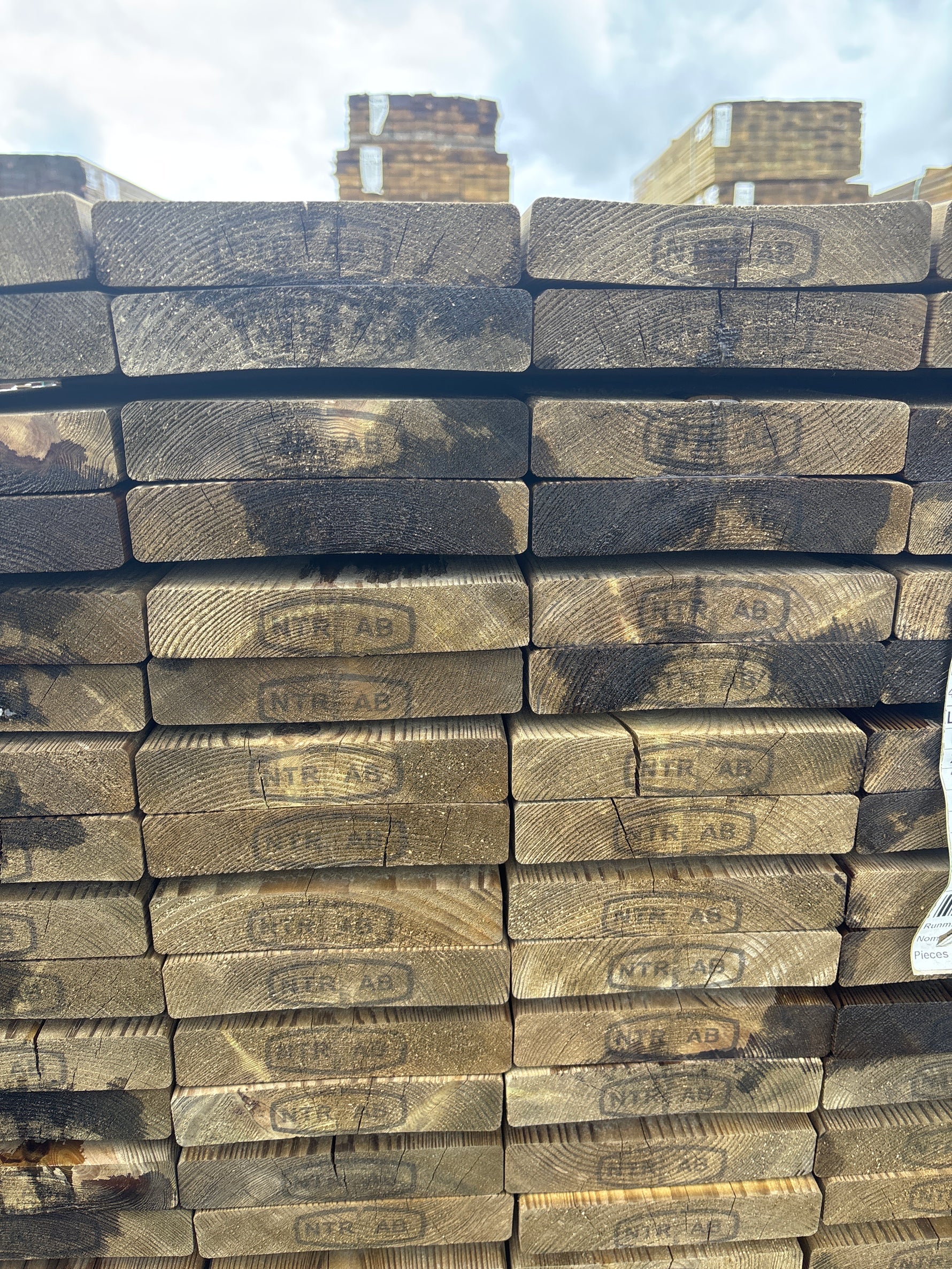 Paket Trall Furu 28x145mm 4,80m 112st Impregnerad B-kvalitet