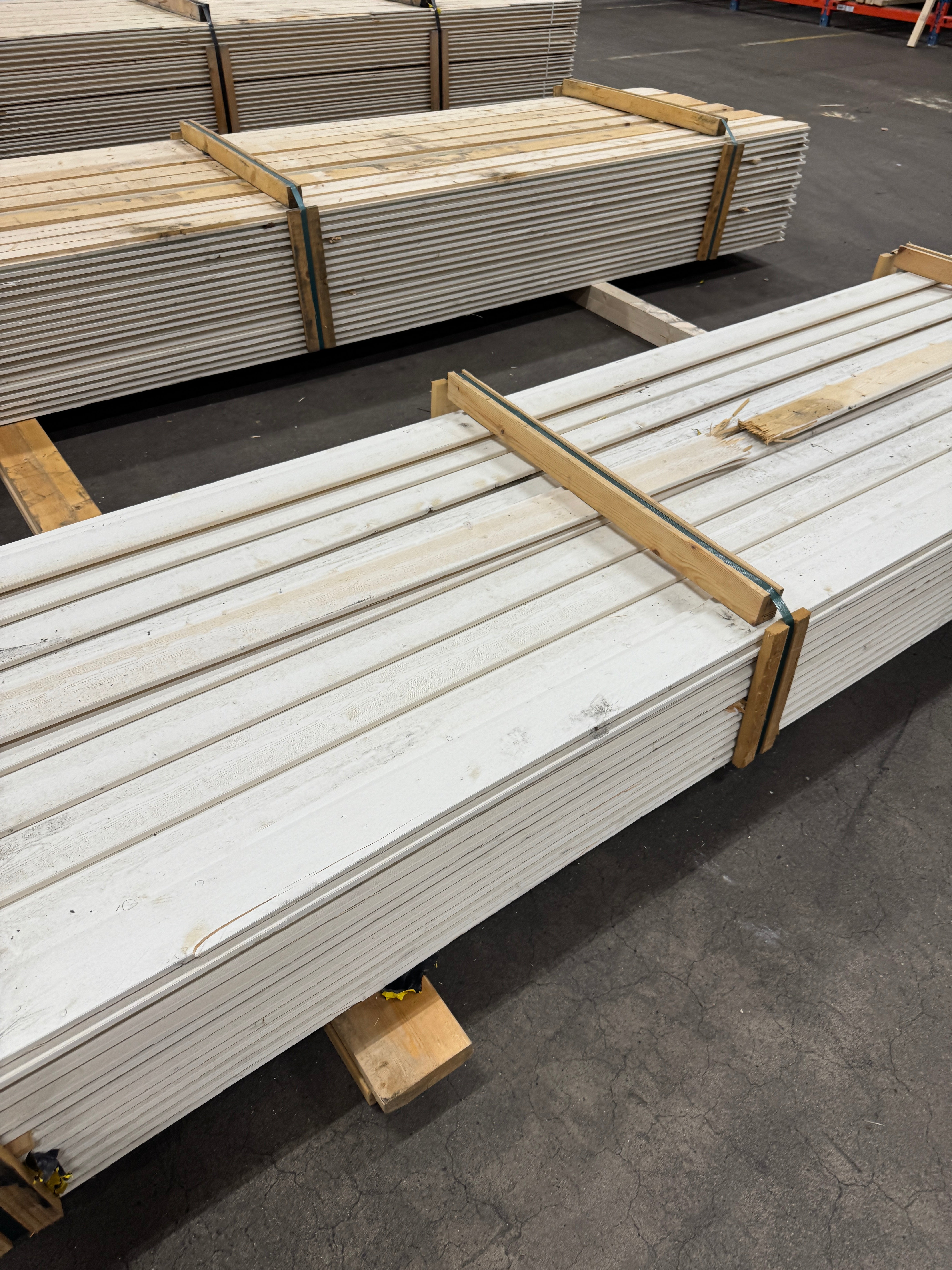Paket Ytterpanel 22x120mm Vit – 111 st 4,20 m