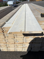 Paket Ytterpanel Dubbelfas Halvspont 22x145mm, 163st 4.20m Grundmålad