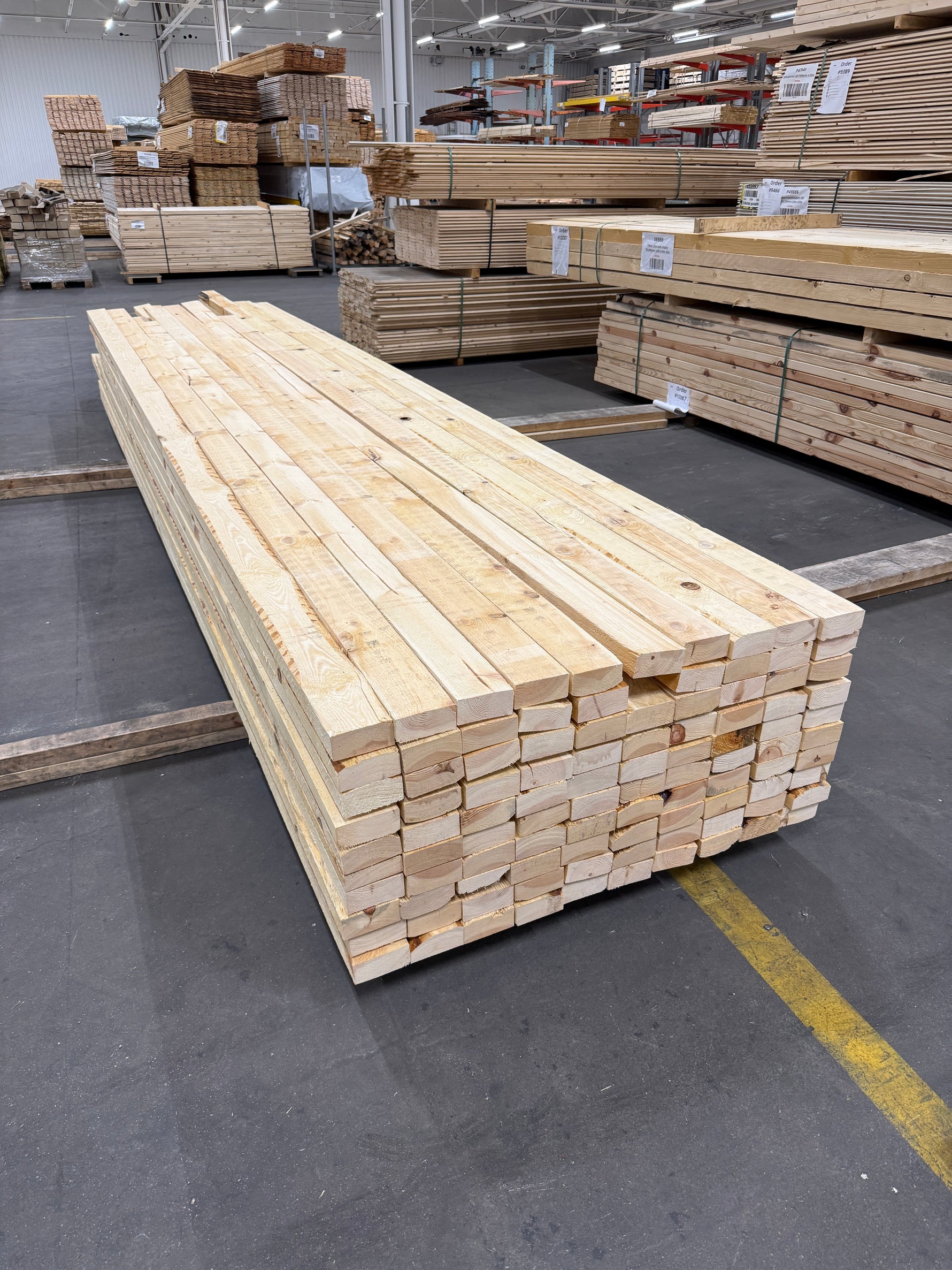 Paket Ohyvlade Reglar 47x100mm (4.20-5.40m) 100st- Furu
