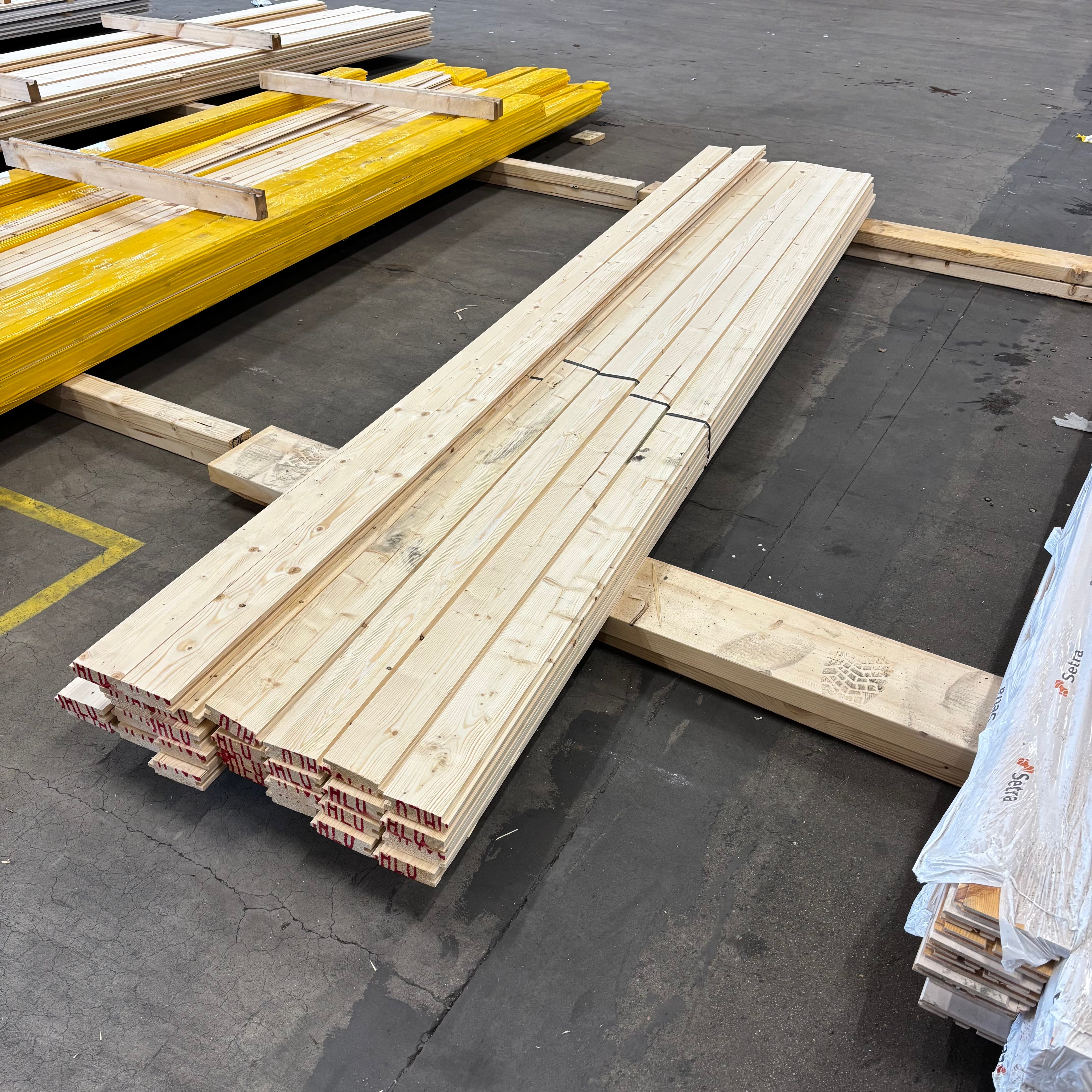 Paket Golv 28x92mm – 28 st (3,00 m, obehandlad furu)