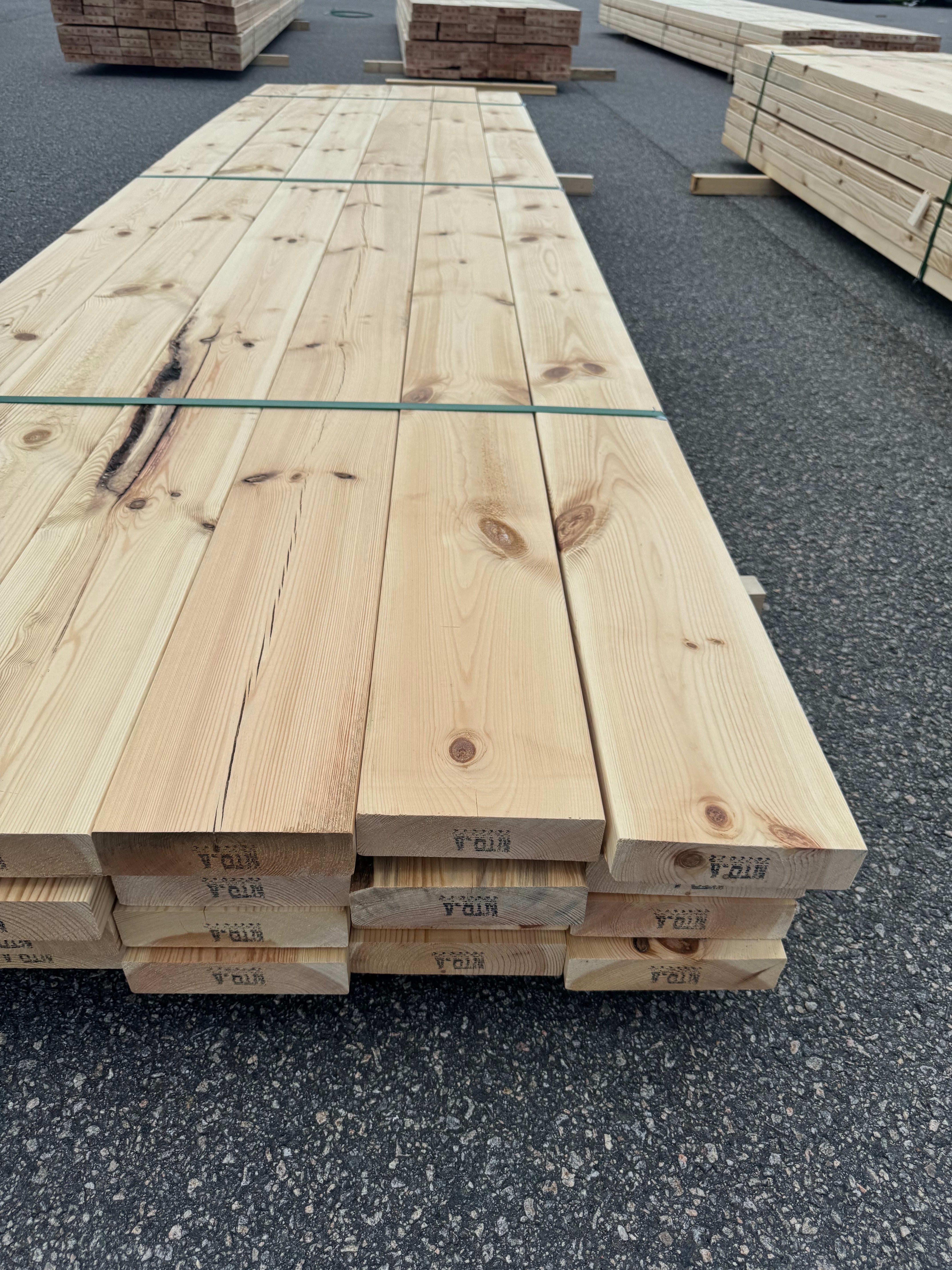 Paket Reglar 45x170 – 24 st (3,90 m, furu)