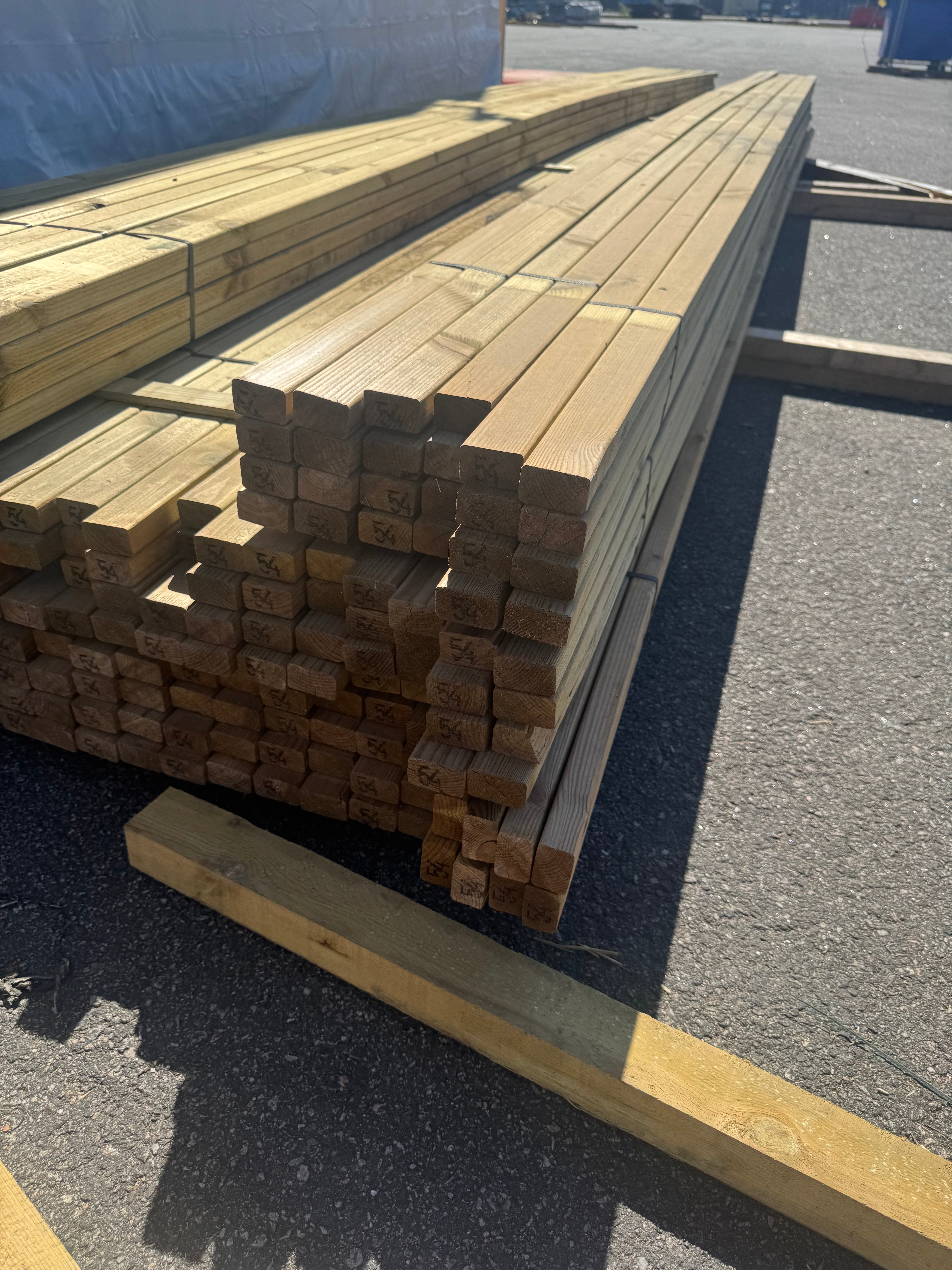 28x45 tryckimpregnerat 5.40m