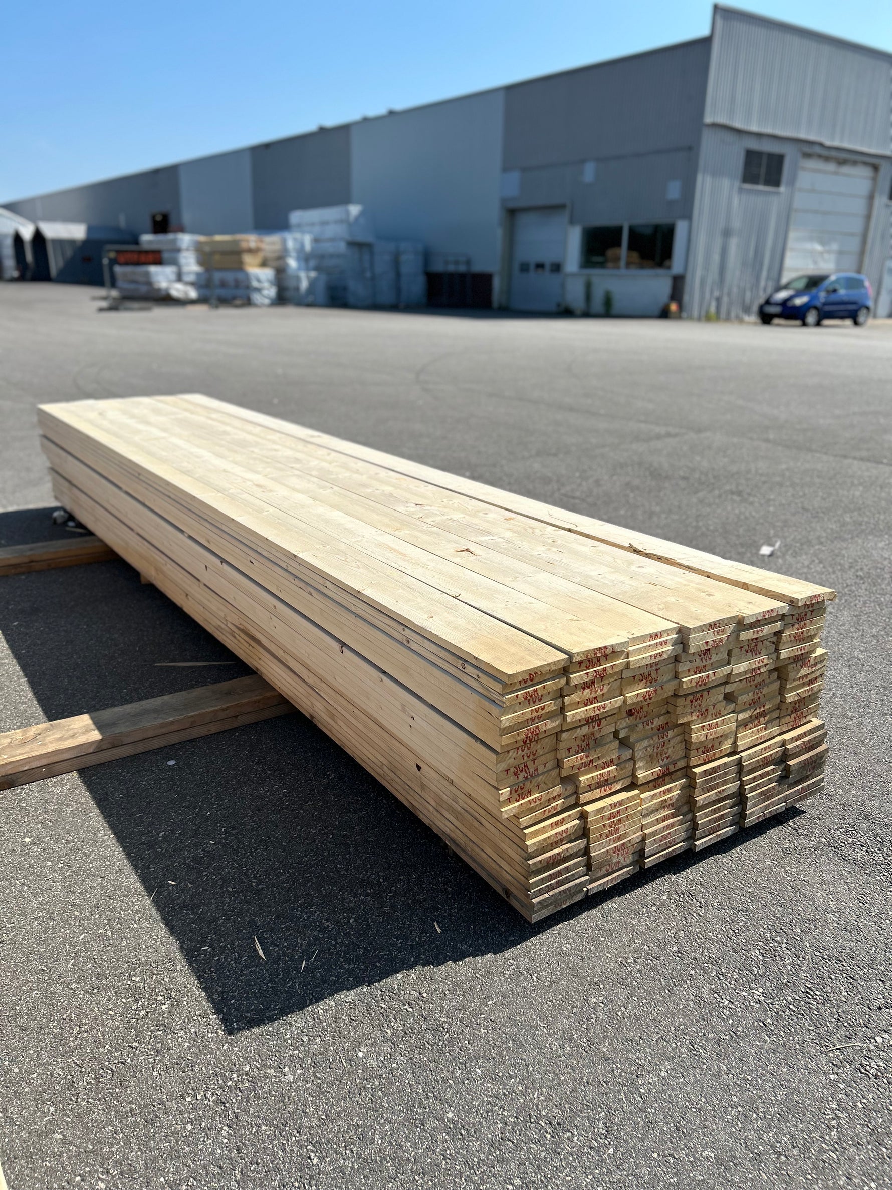 Paket Finsågade Brädor 22x170mm 156st 4.80m Obehandlade