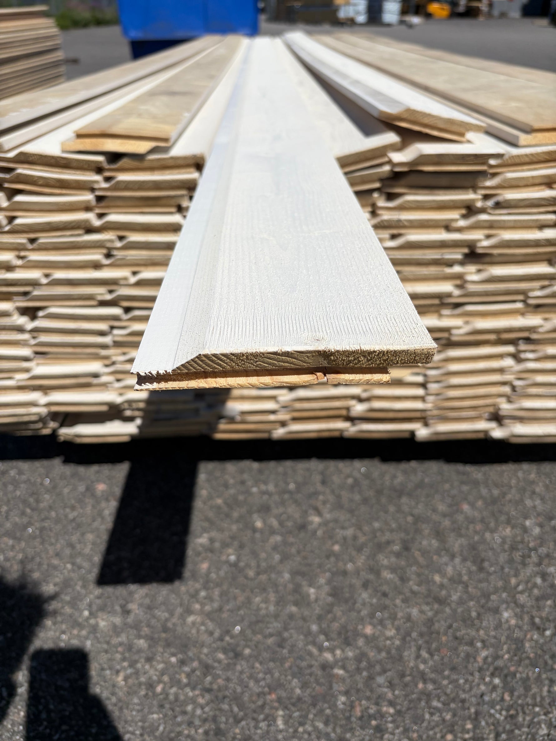 Paket Ytterpanel Enkelfas Fals Ändspont 22x120mm, 185st 3.60m