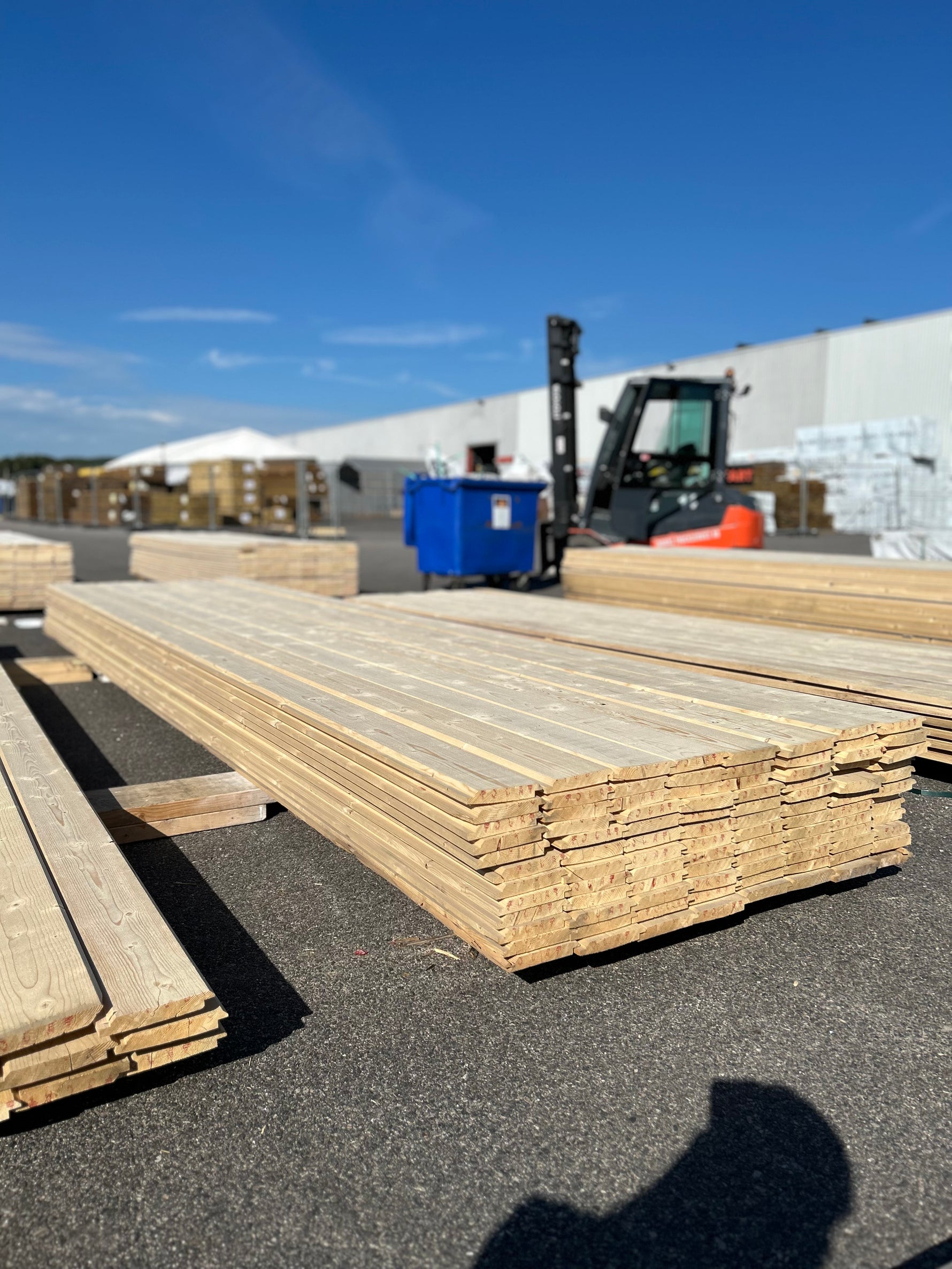 Paket Ytterpanel Dubbelfasspont 22x145mm, 96st 4.80m Obehandlad