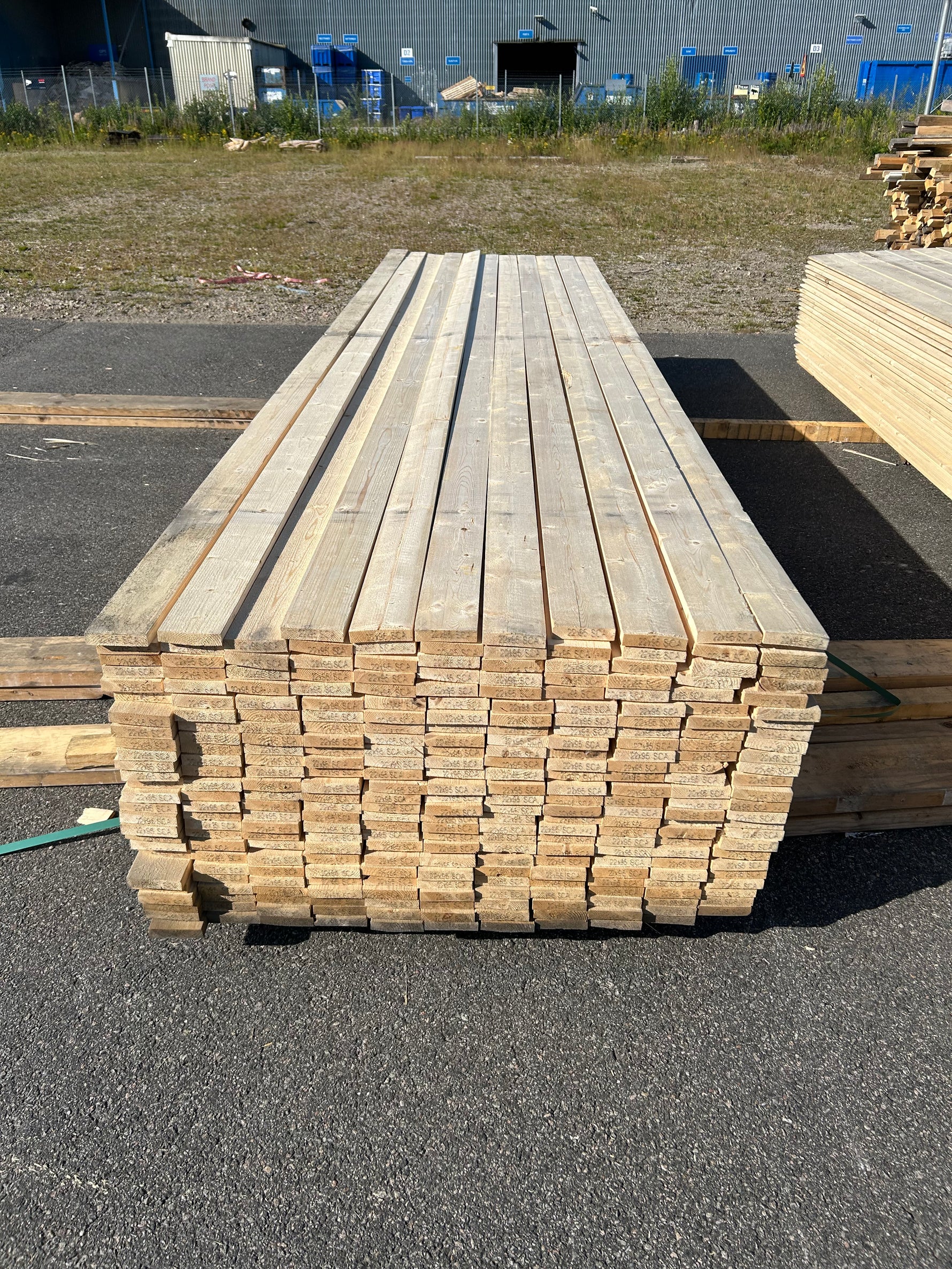 Paket Finsågade Brädor 22x95mm 4,20m 285st Obehandlad