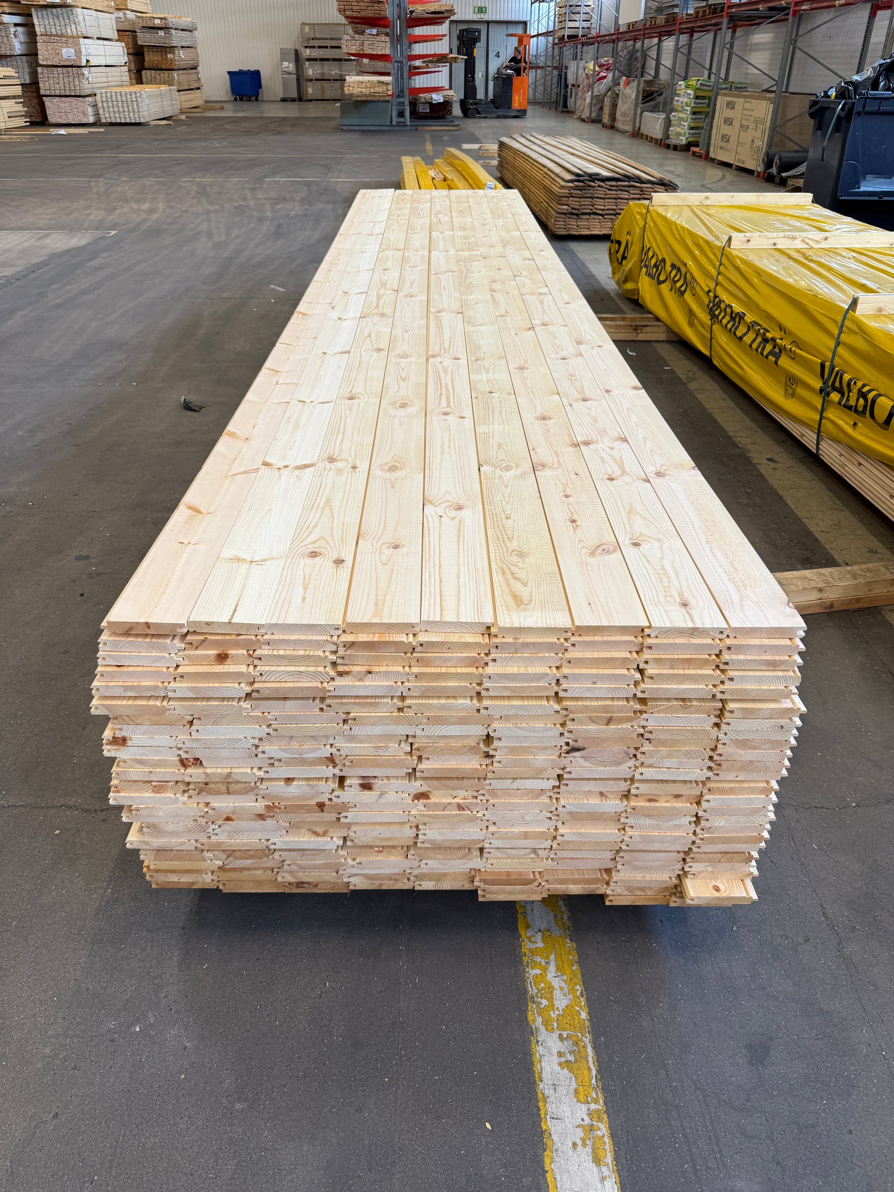 Paket Pärlspont 22x120mm Furu, 225st 5,10–5,40m (Sekunda)