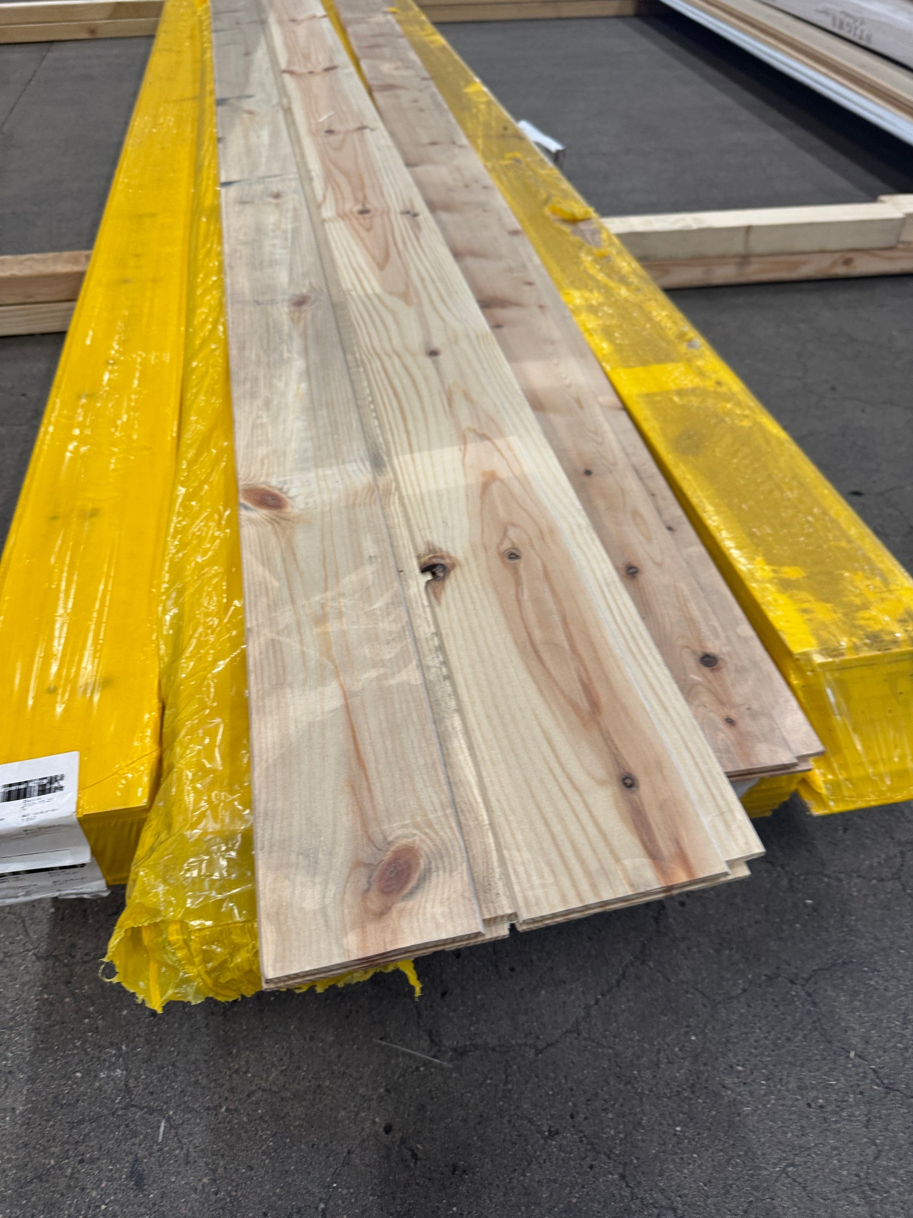 Paket Spårpanel 13x120 mm – 30 st Blandade längder