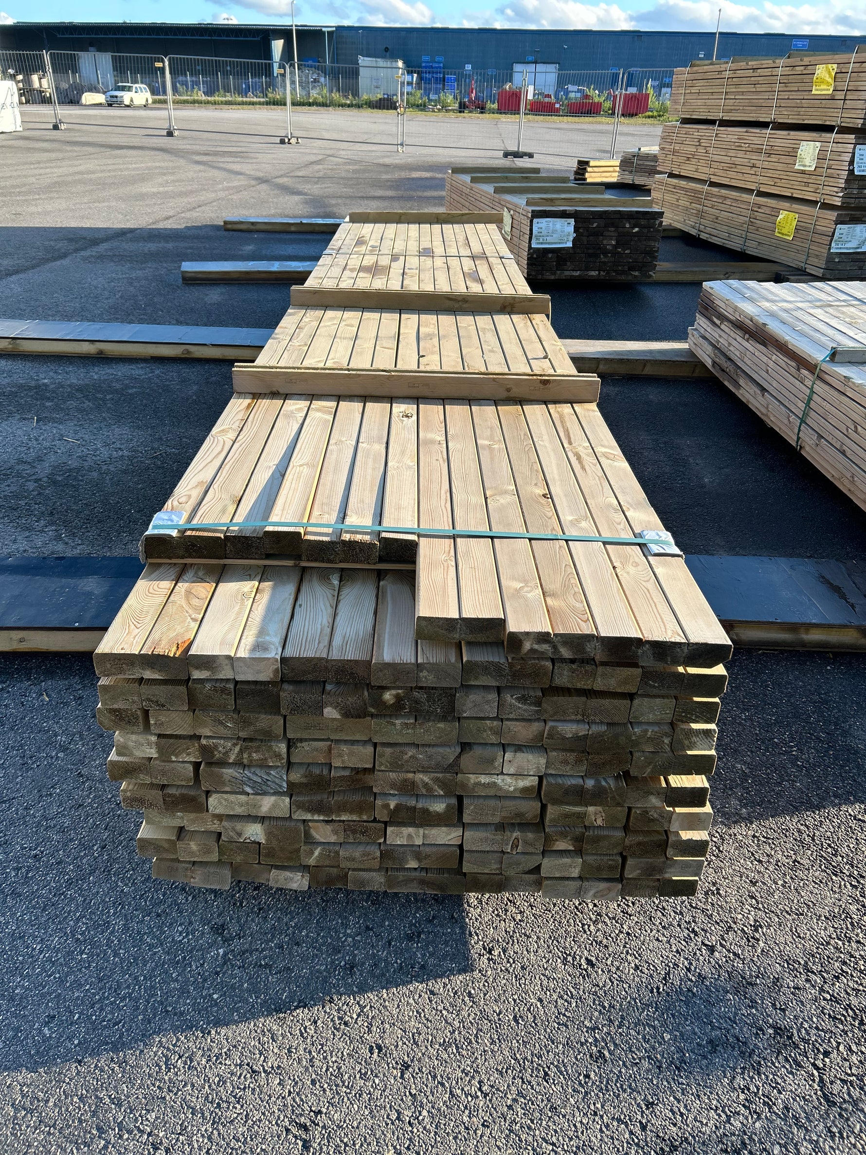 Paket Tryckimpregnerade Reglar 45x70mm, 140st 5.40m