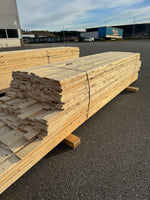 Paket Brädor 22x100mm Råsågad – 365 st (3,6–5,4 m, gran, obehandlad) - Spirec