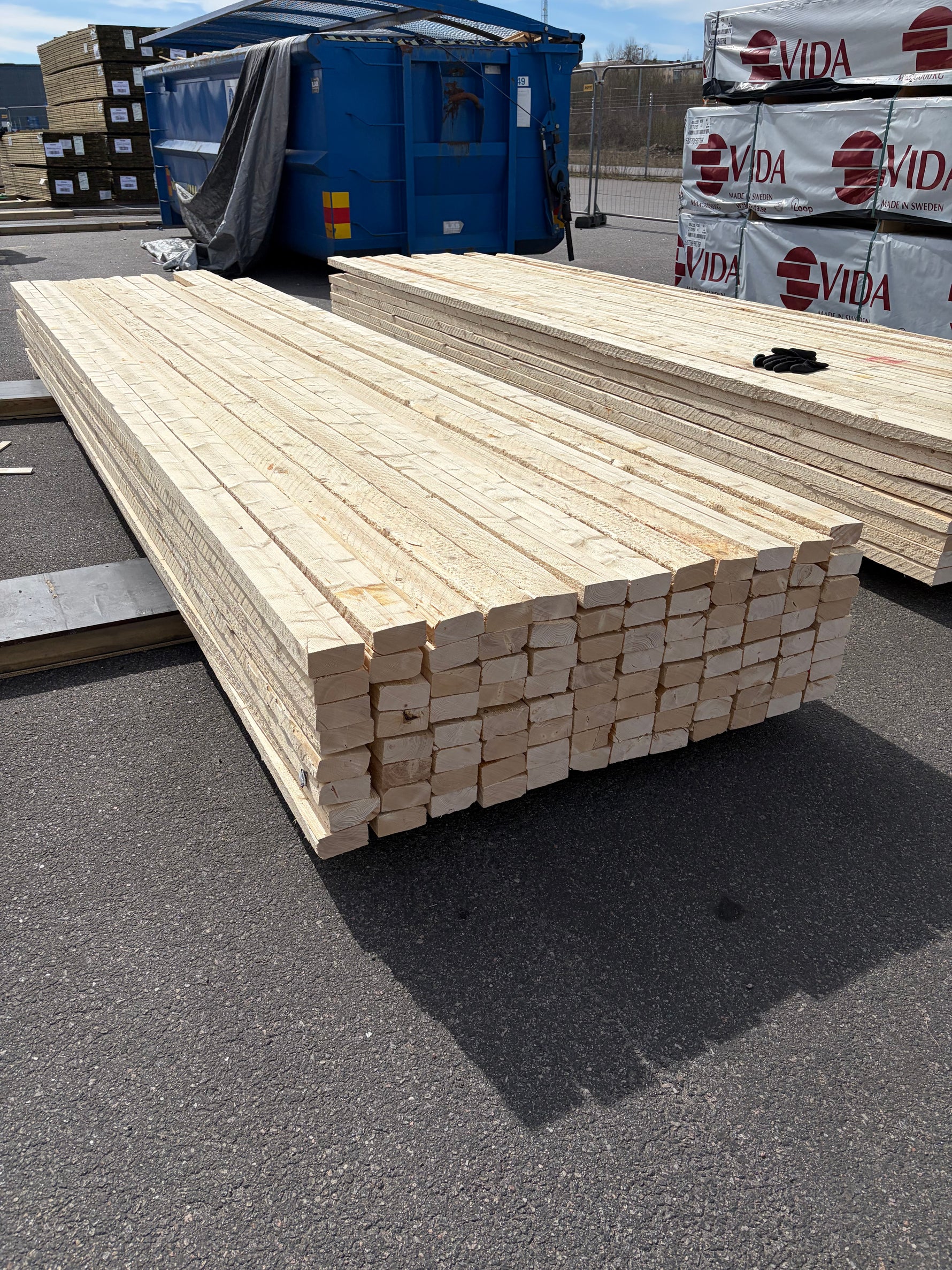 Paket Ohyvlade Reglar 45x90mm, 96st (4,2–4,8m)