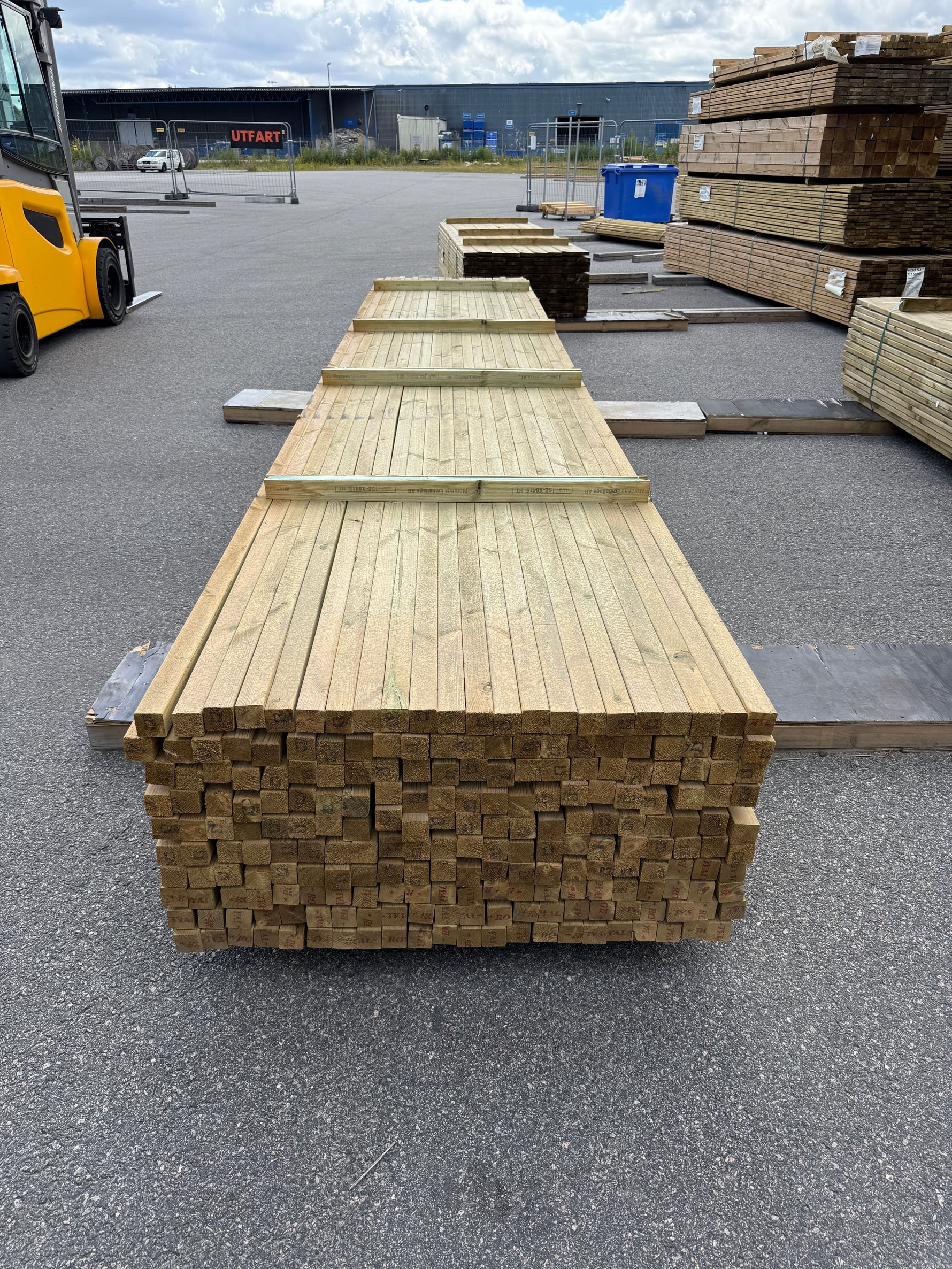 Paket Tryckimpregnerade Reglar 45×45 mm, 220 st 5,40 m
