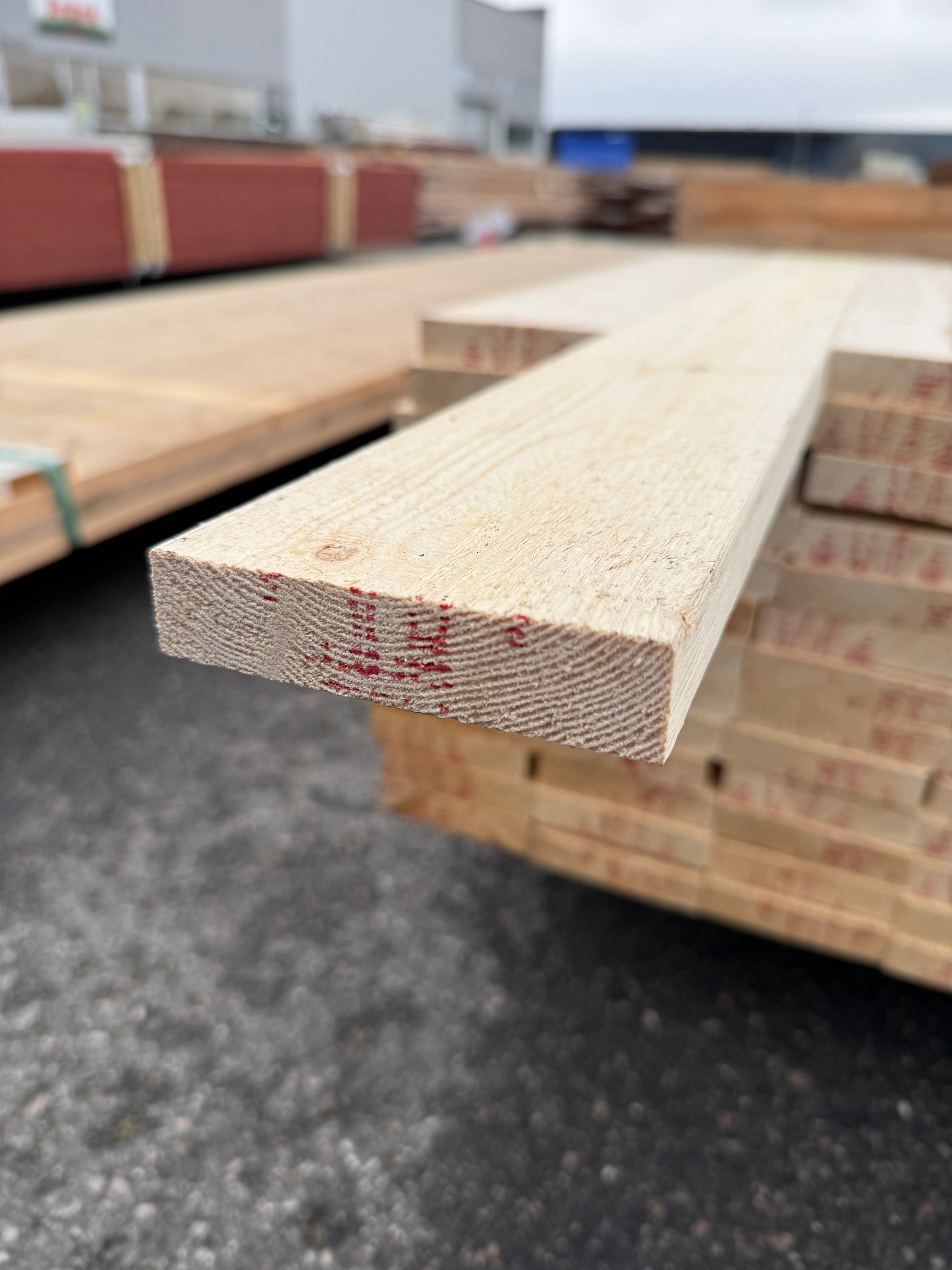 Paket Finsågade Brädor 21x95mm – 143 st (4,80 m, Obehandlad Gran)