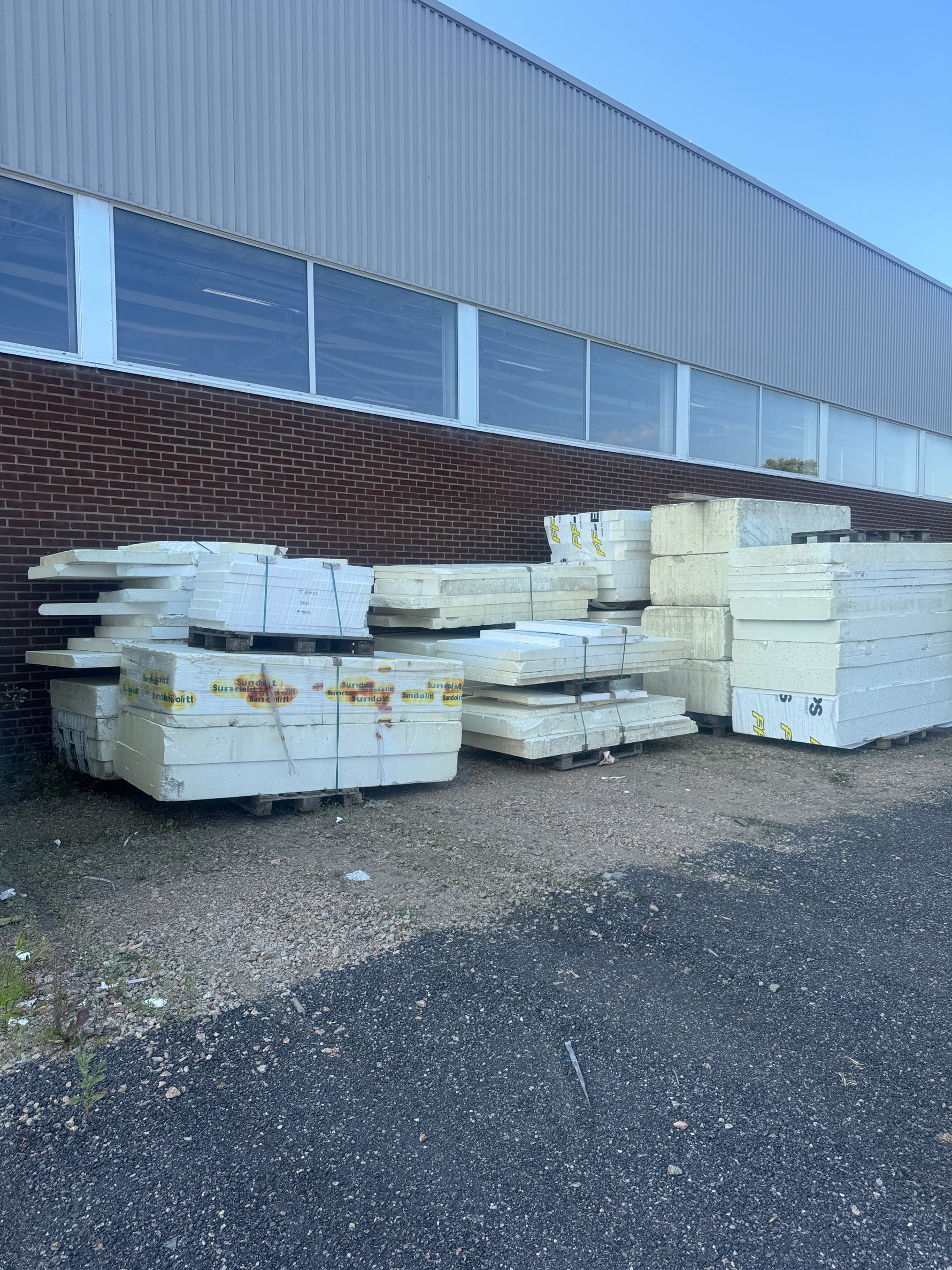 Stort blandparti Cellplast – Blandade mått och tjocklekar