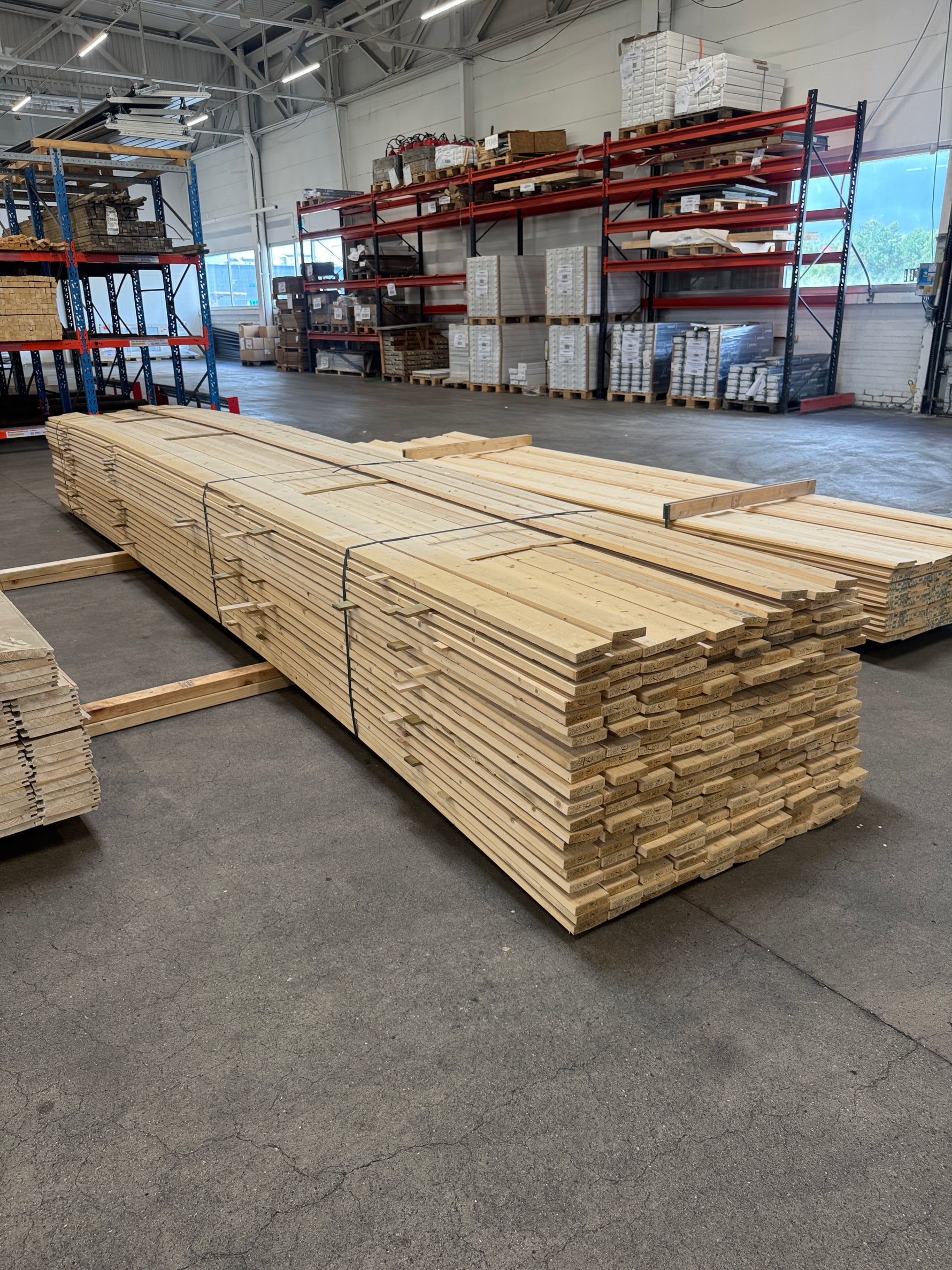 Paket Finsågade Brädor 22x95mm 5,40m – 195 st Väderbitna