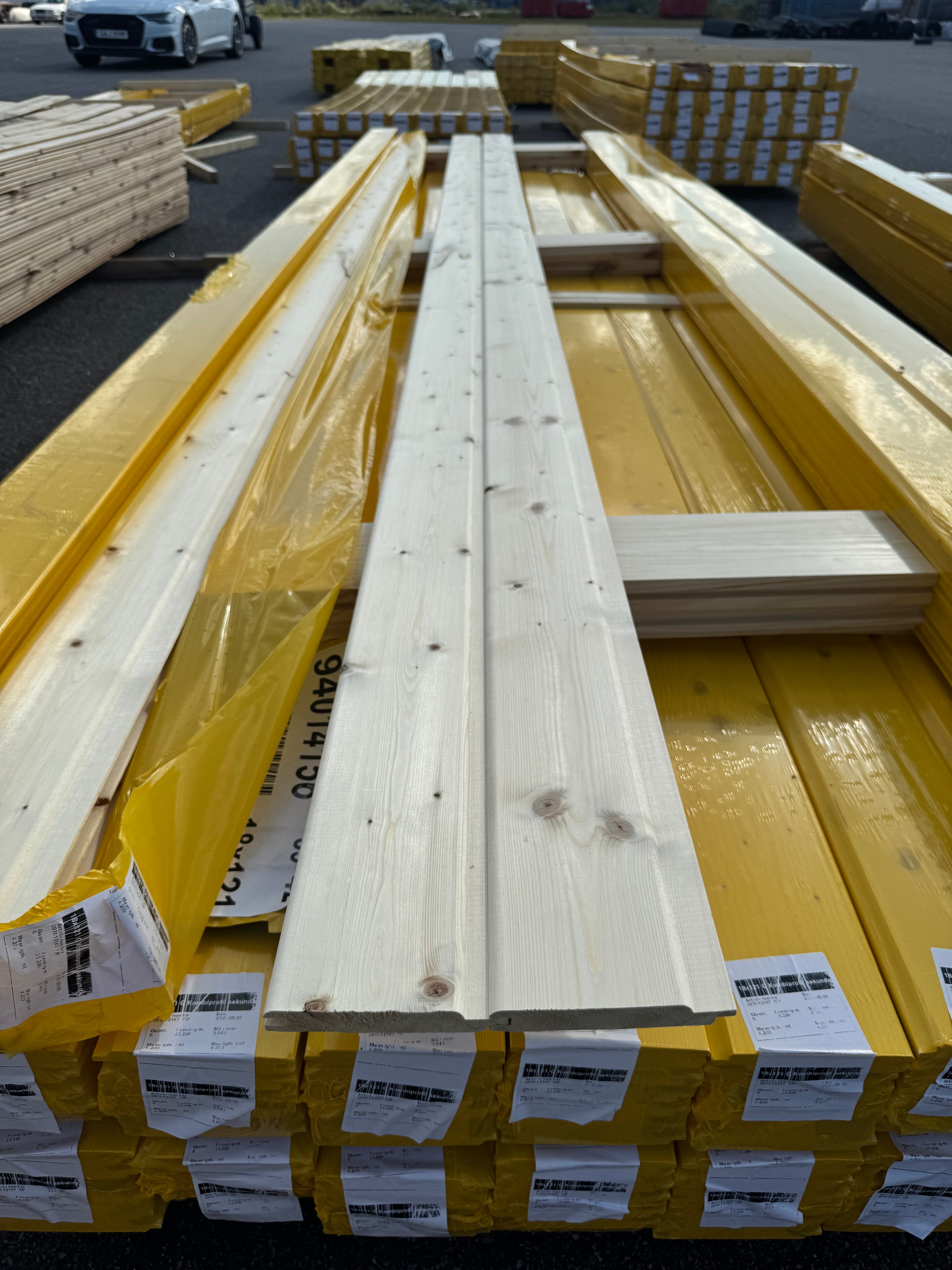 Paket Kombiprofil 18x121 Furu – Sekunda, Obehandlad