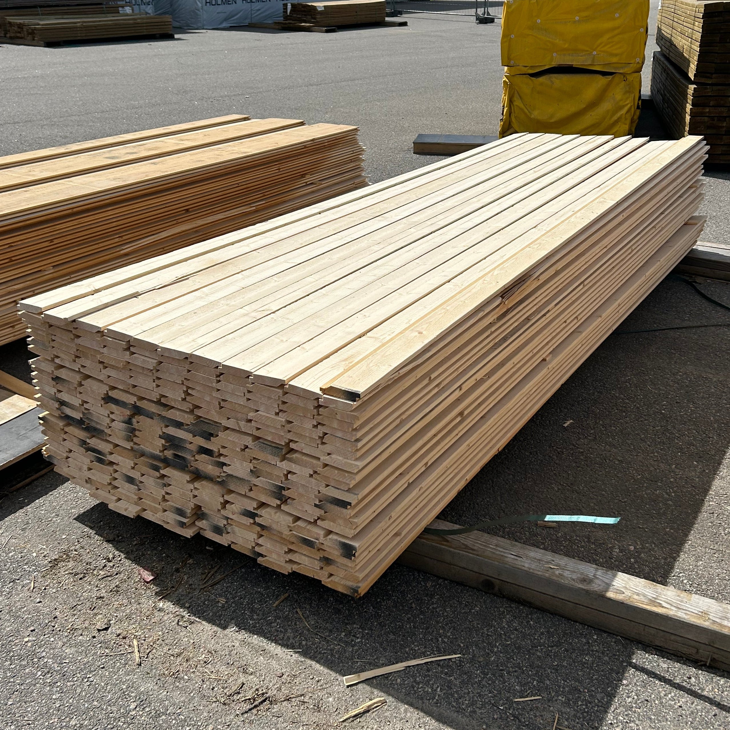 Paket Ytterpanel Enkelfas Halvspont 22x95mm, 231st 3,0m