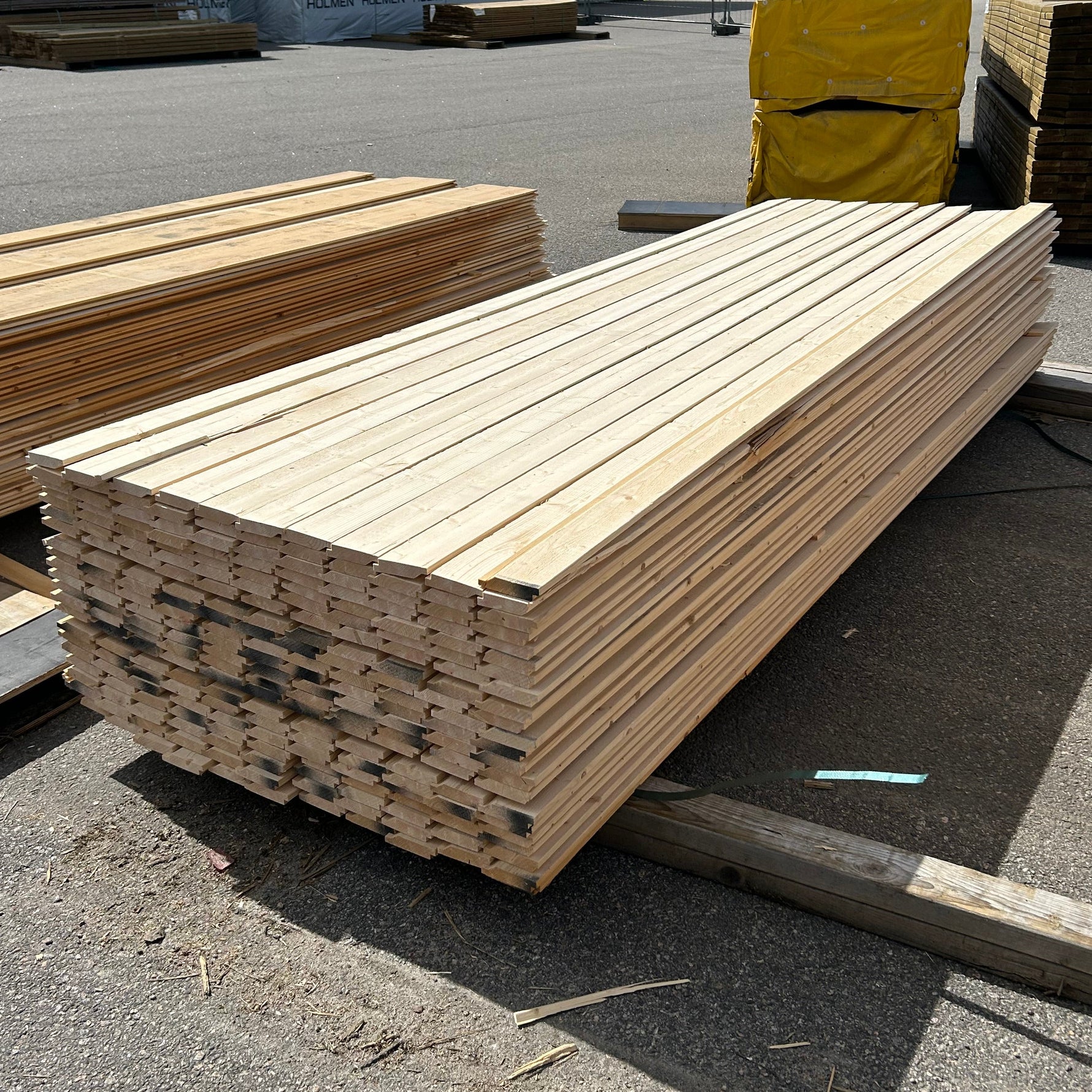 Paket Ytterpanel Enkelfas Halvspont 22x95mm, 231st 3,0m